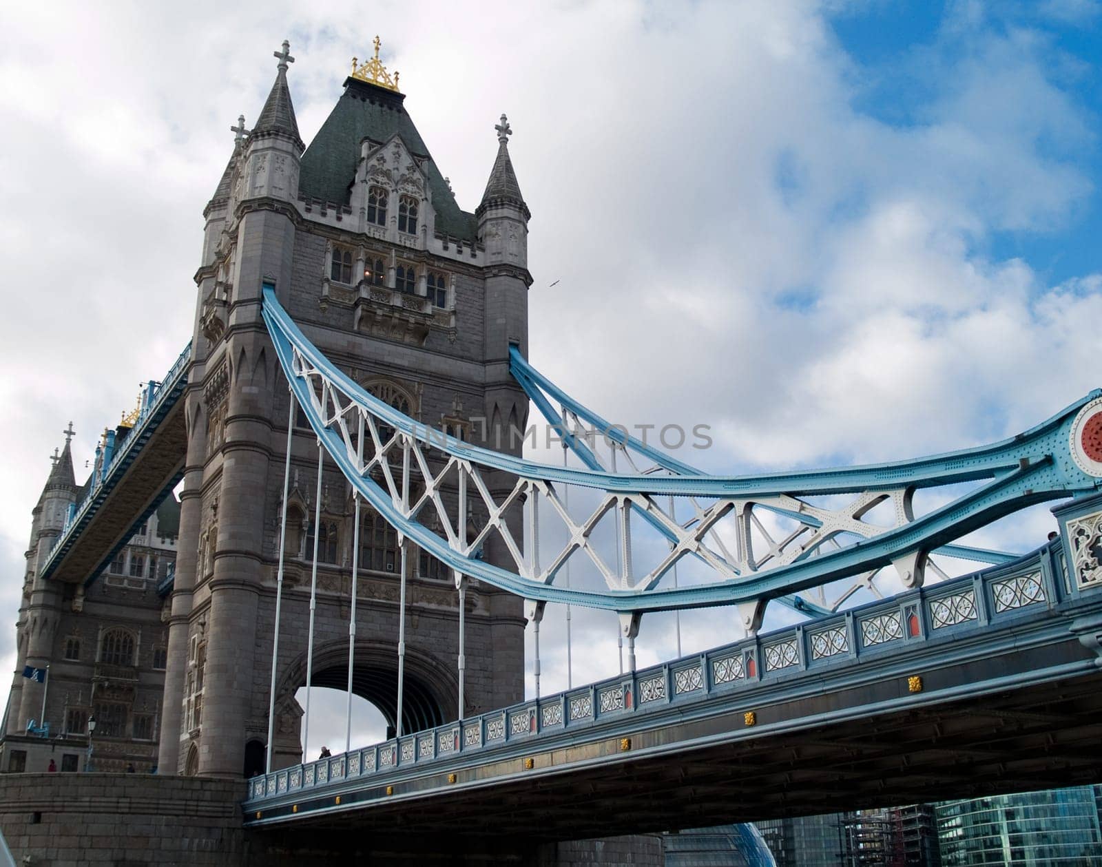 The famous Tower Bridge in London, England