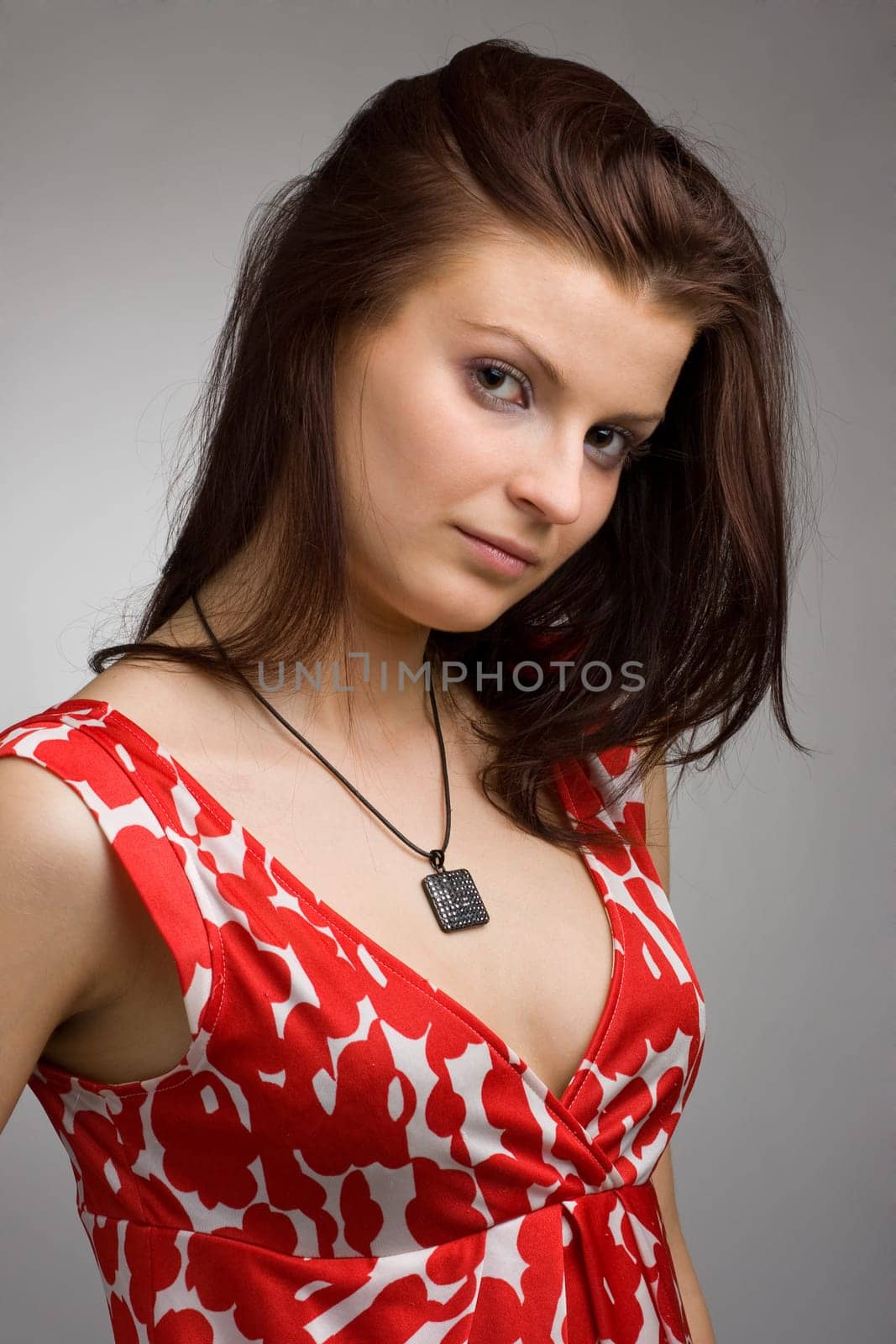 Portrait of young beautiful woman