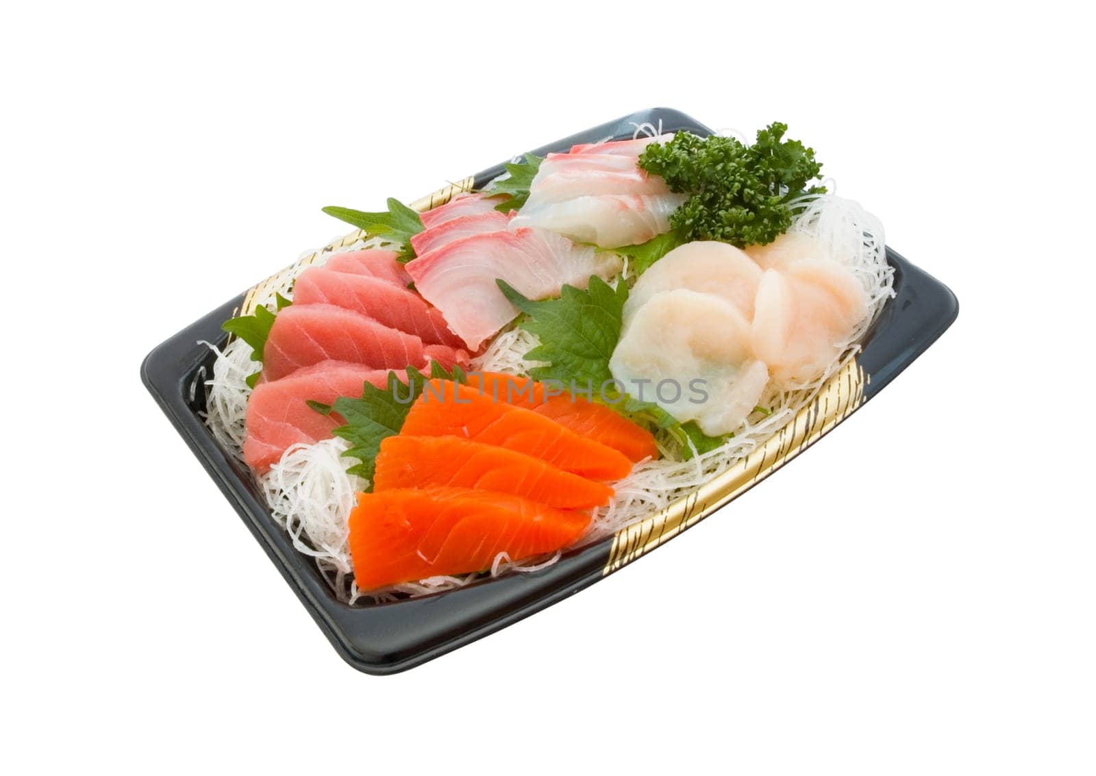 Delicious sashimi set