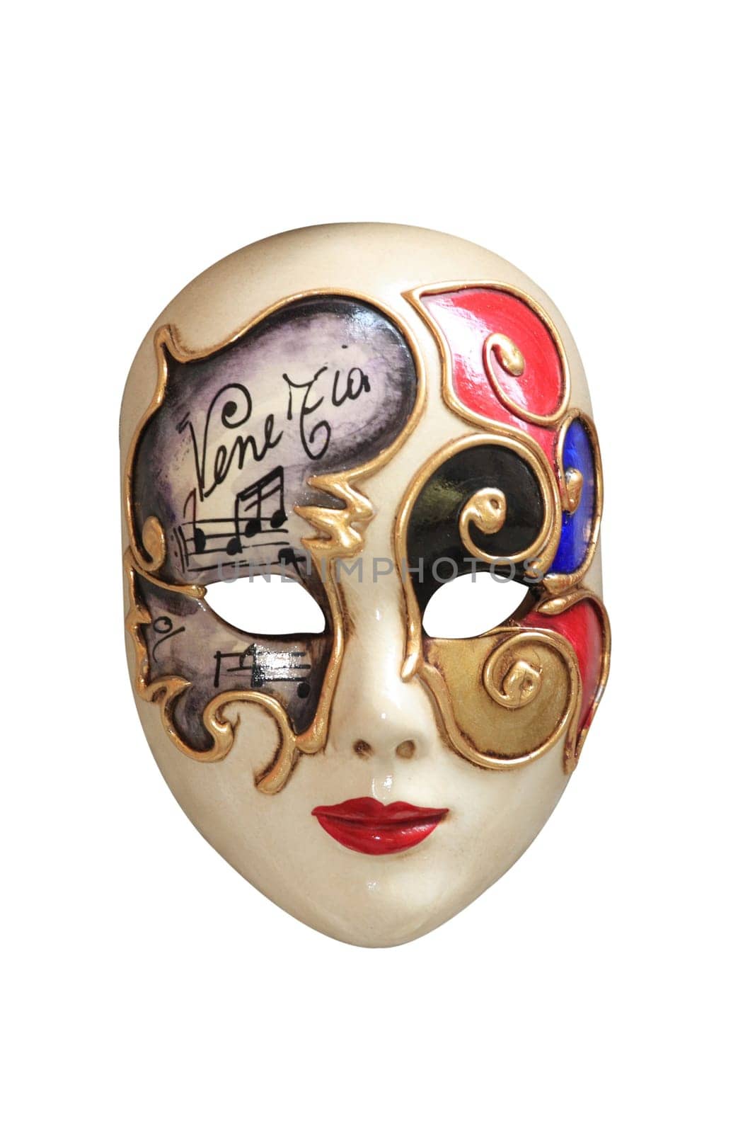 Beautiful carnival mask from venice Italy