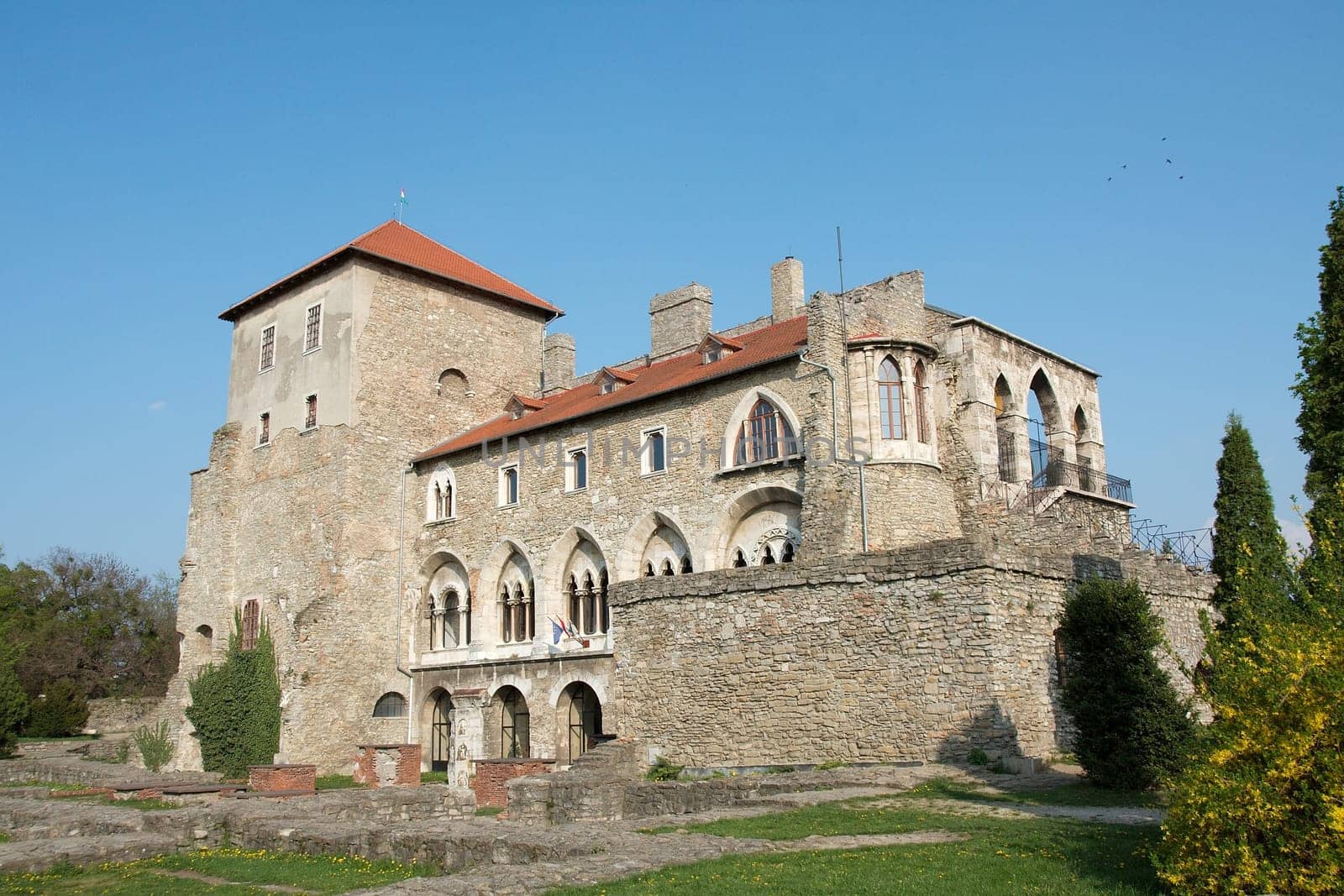 Old castle in Tata, Hungary