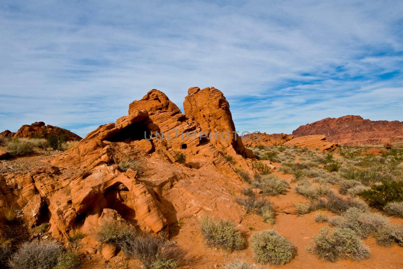 Sandtones landscape in Valley Of Fire State Park