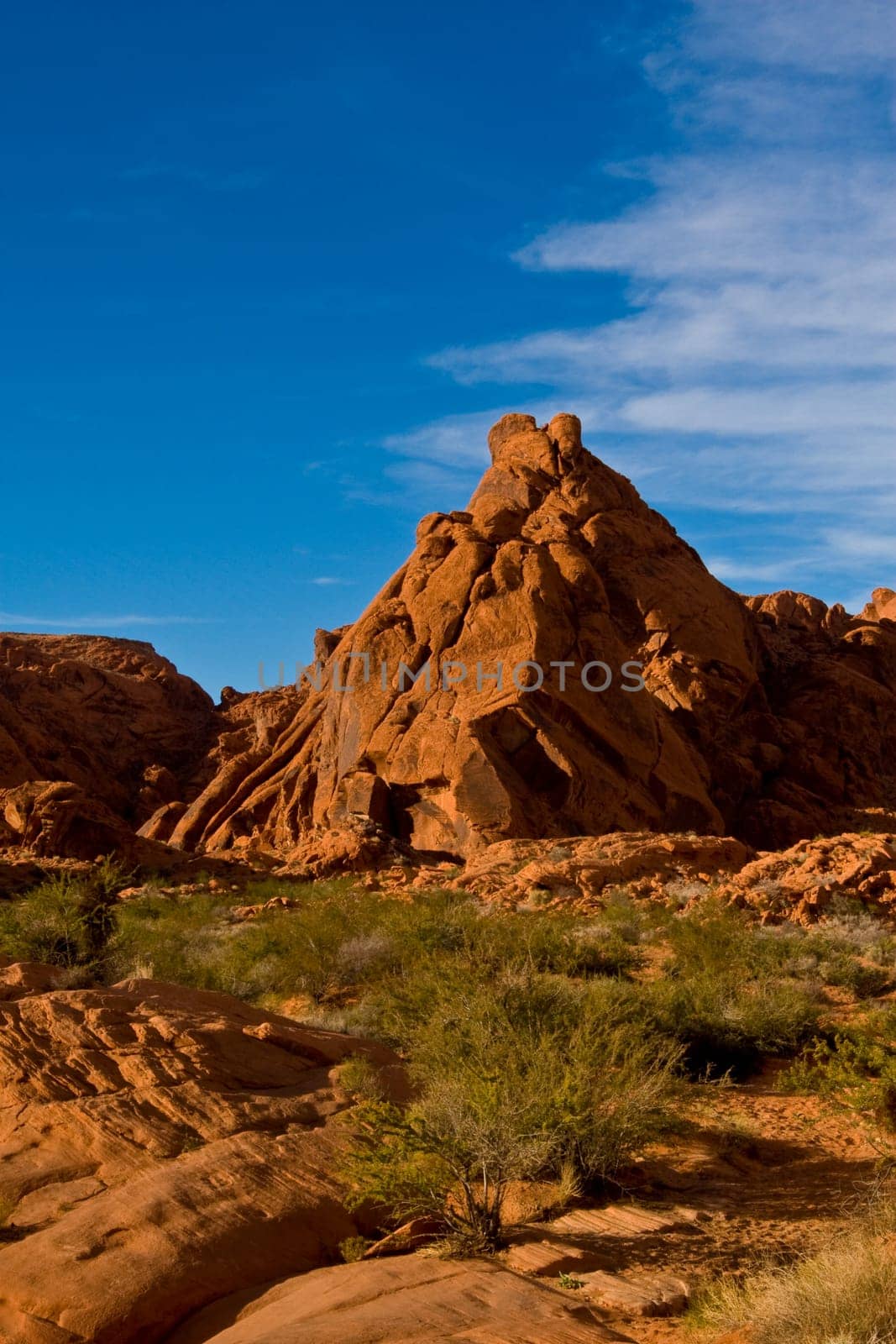 Red rock mountain in Valley Of Fire State Park