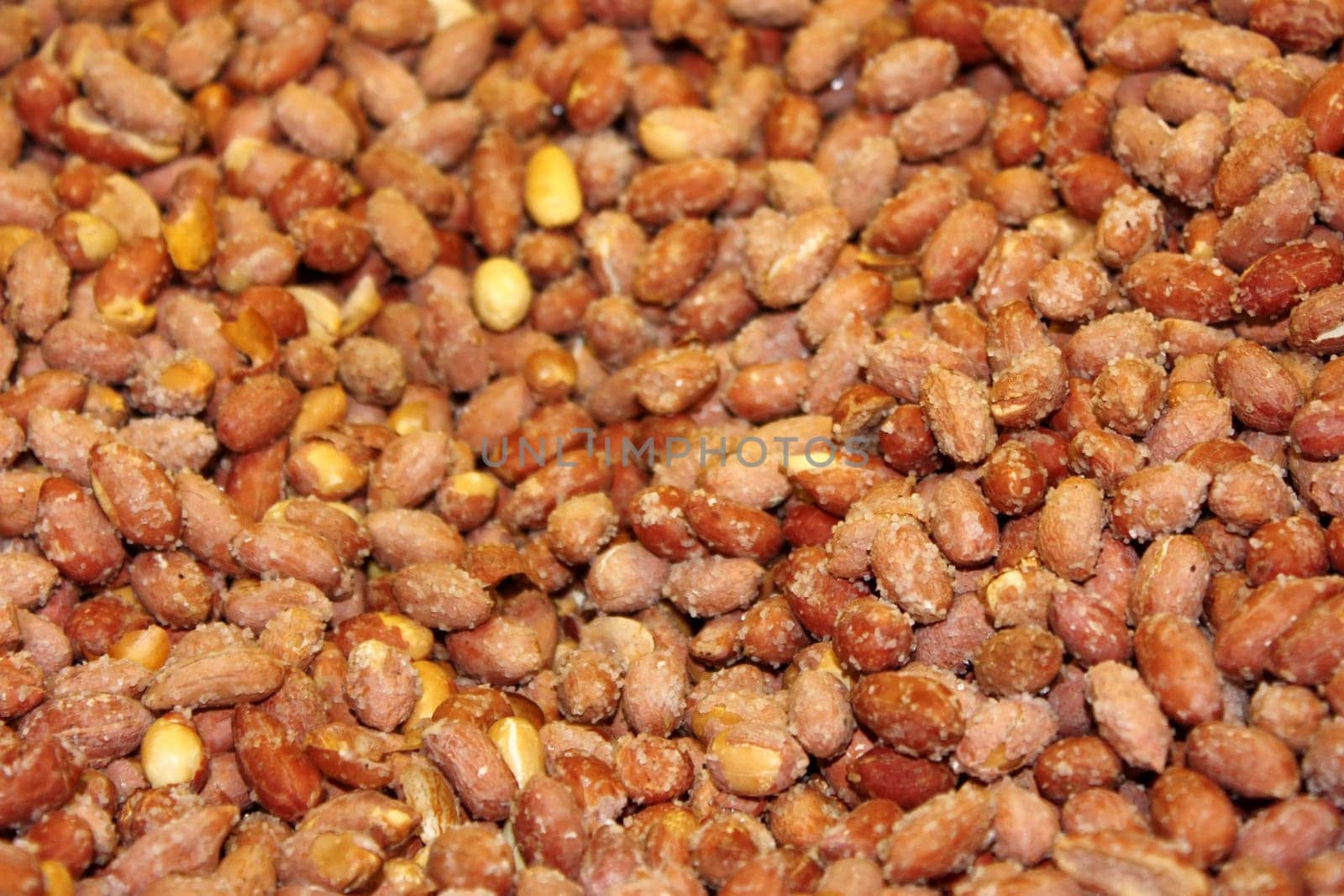 Salty peanuts  background - horizontal
