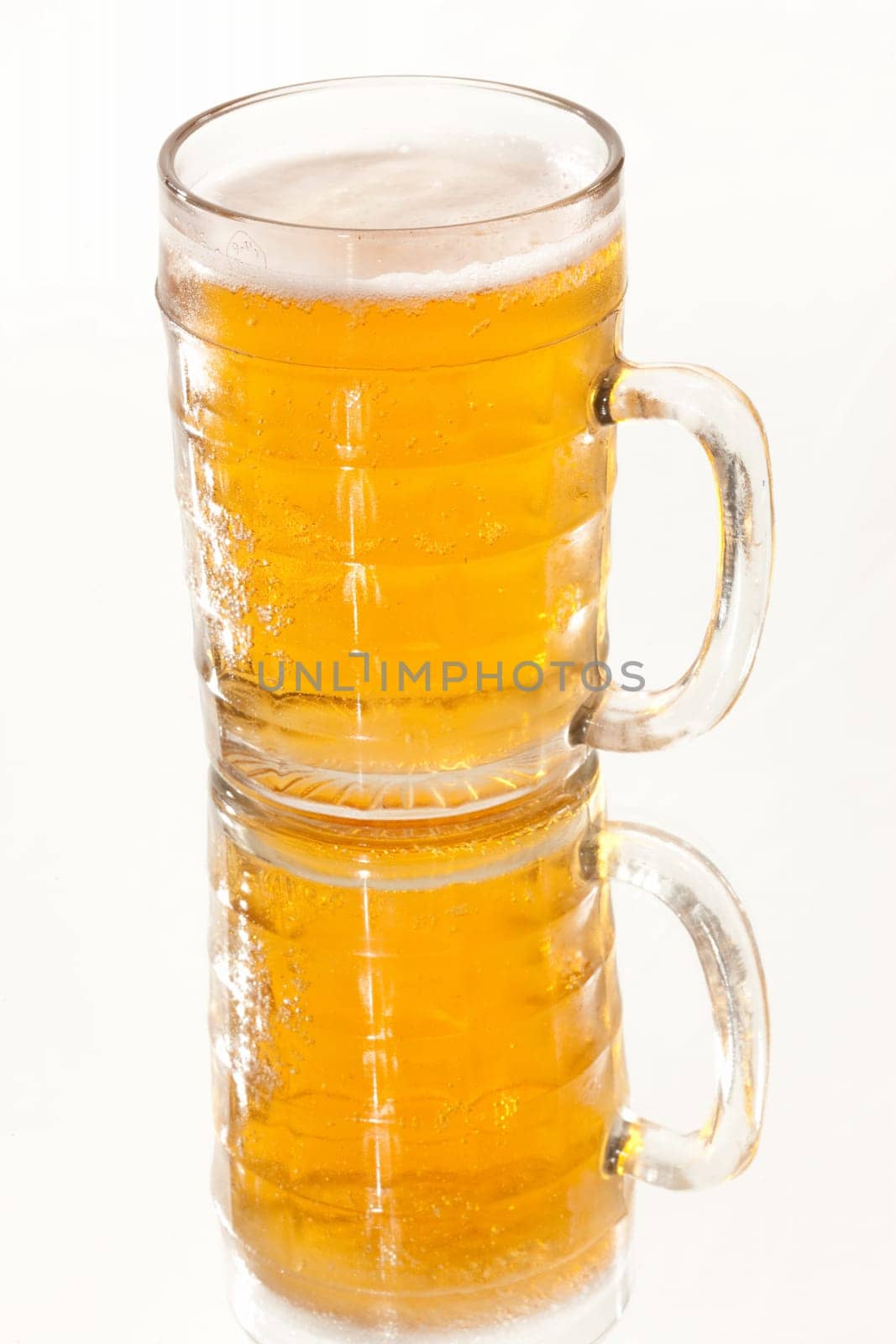 food series: full glass of cold beer