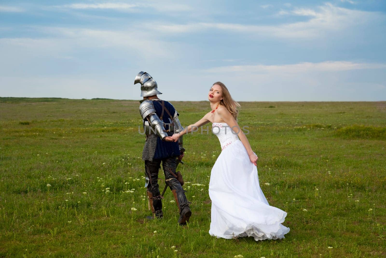 Fantasia on a  wedding theme / bride and knight