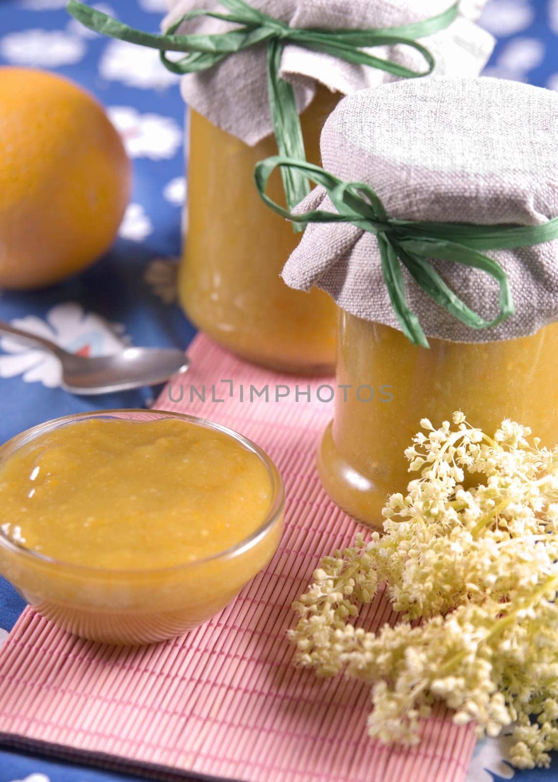 homemade rhubarb and orange jam