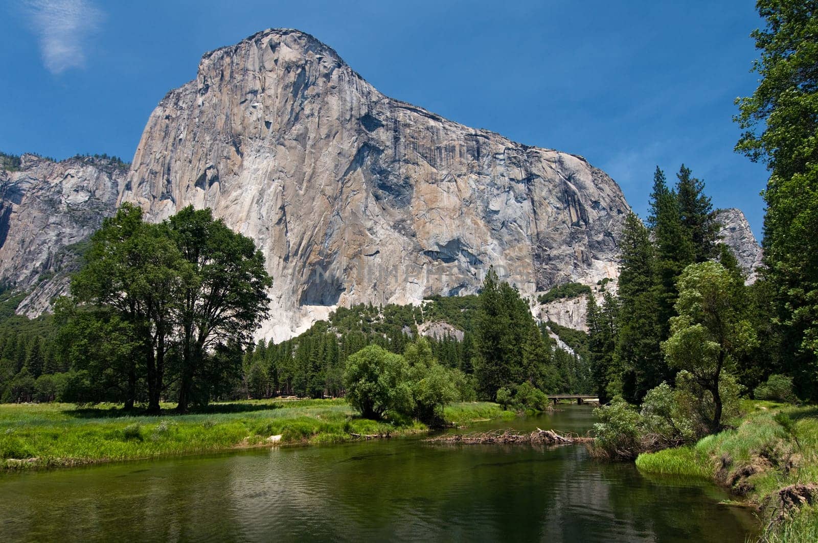 El Capitan from the Merced River in Yosemite National Park