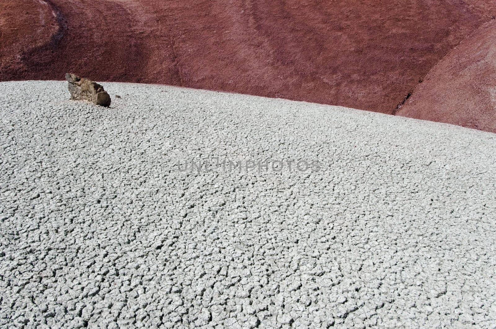Bentonite Hills volcanic clay, Capitol Reef National Park, Utah