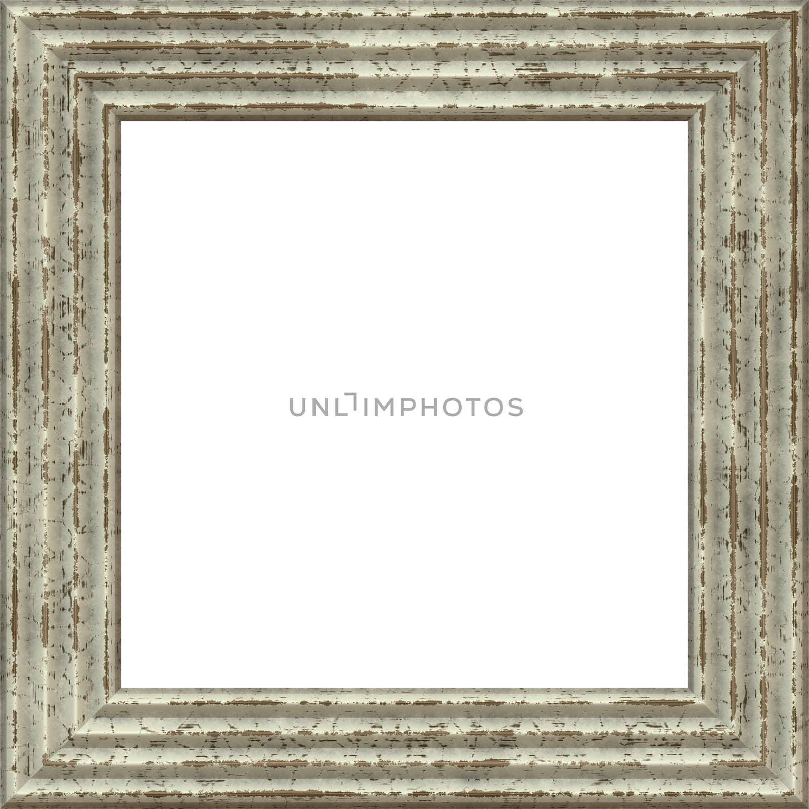Old Wood Antique Grunge Frame With Blank Space