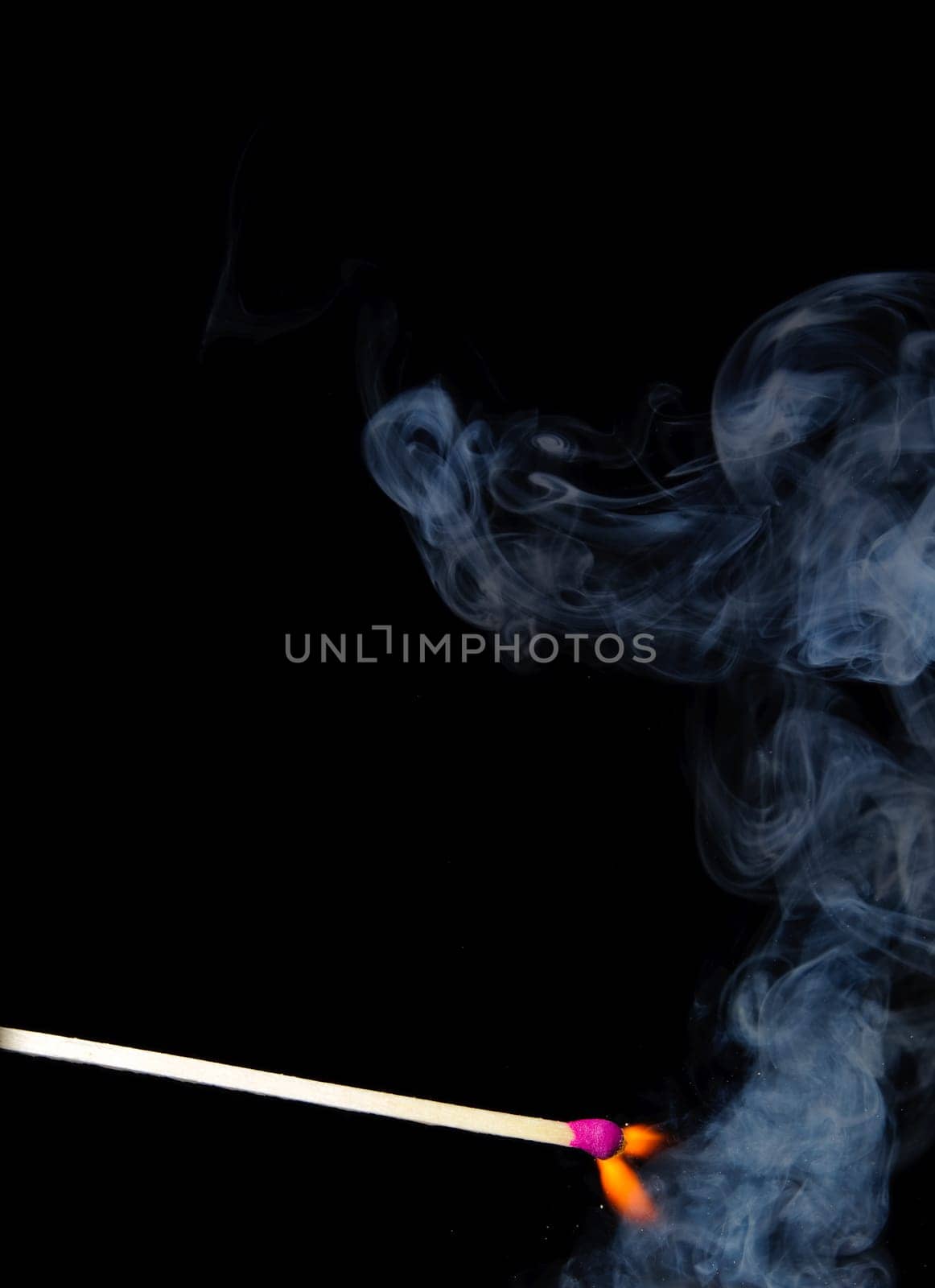 Burning match