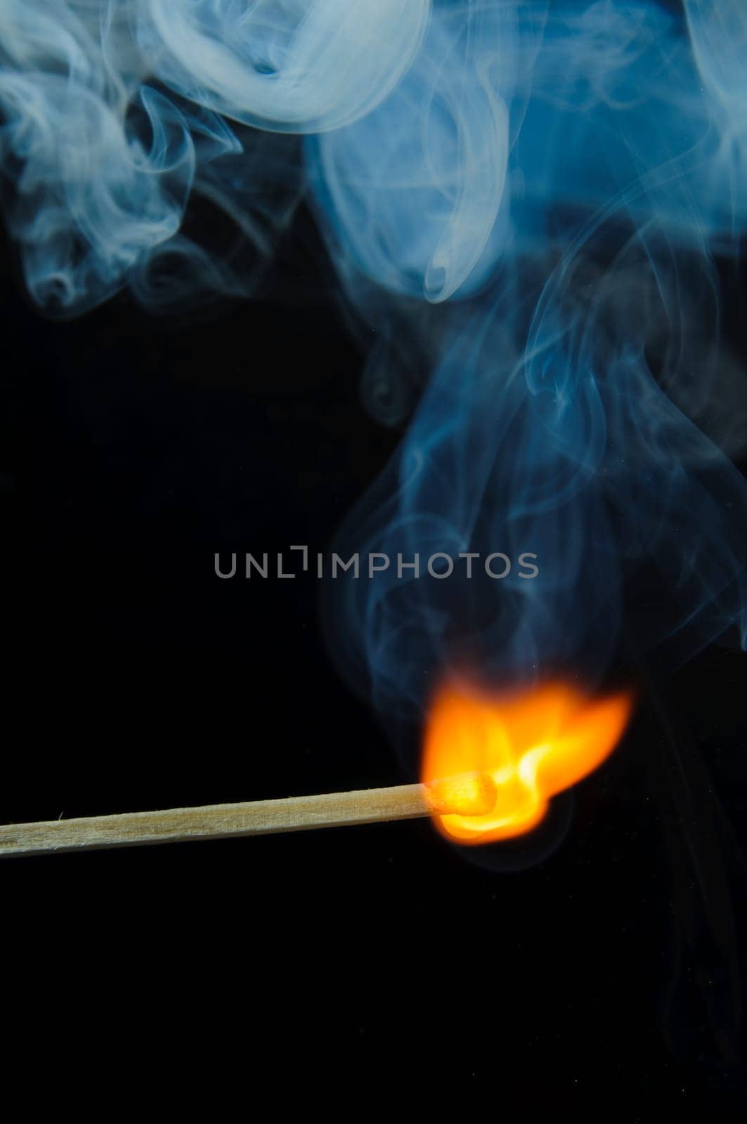 Burning match