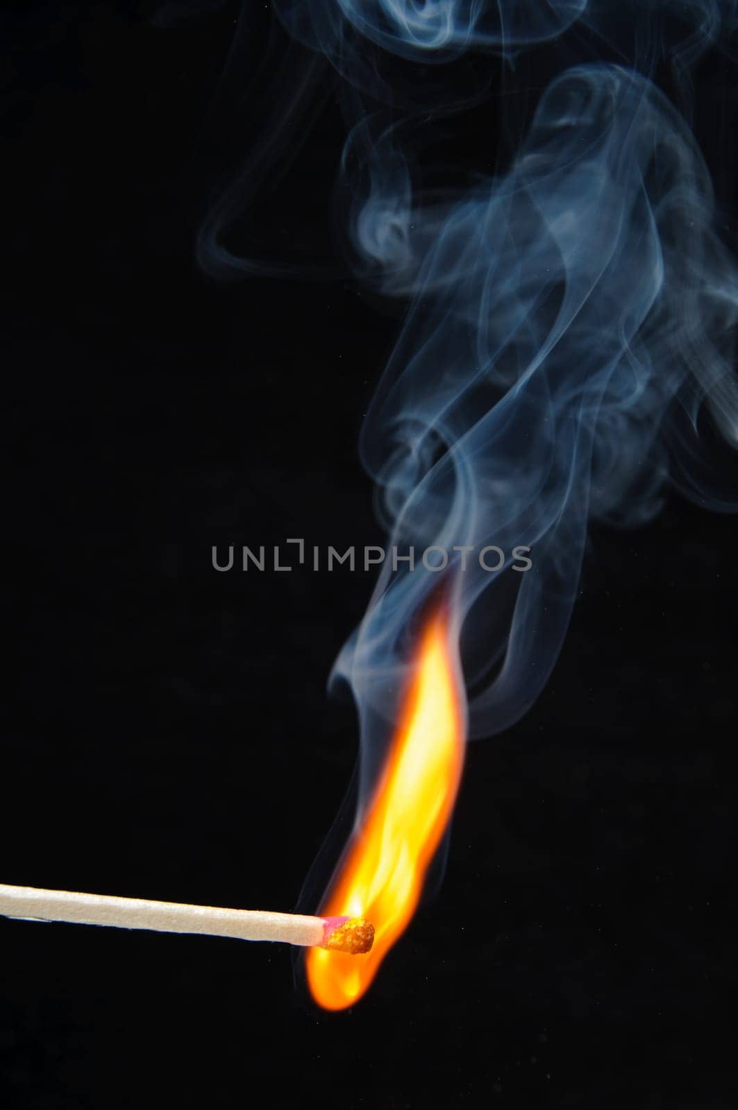 Burning match