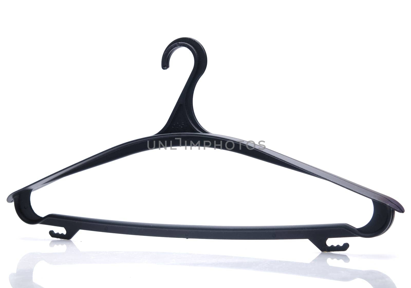 Isolated plastic hanger