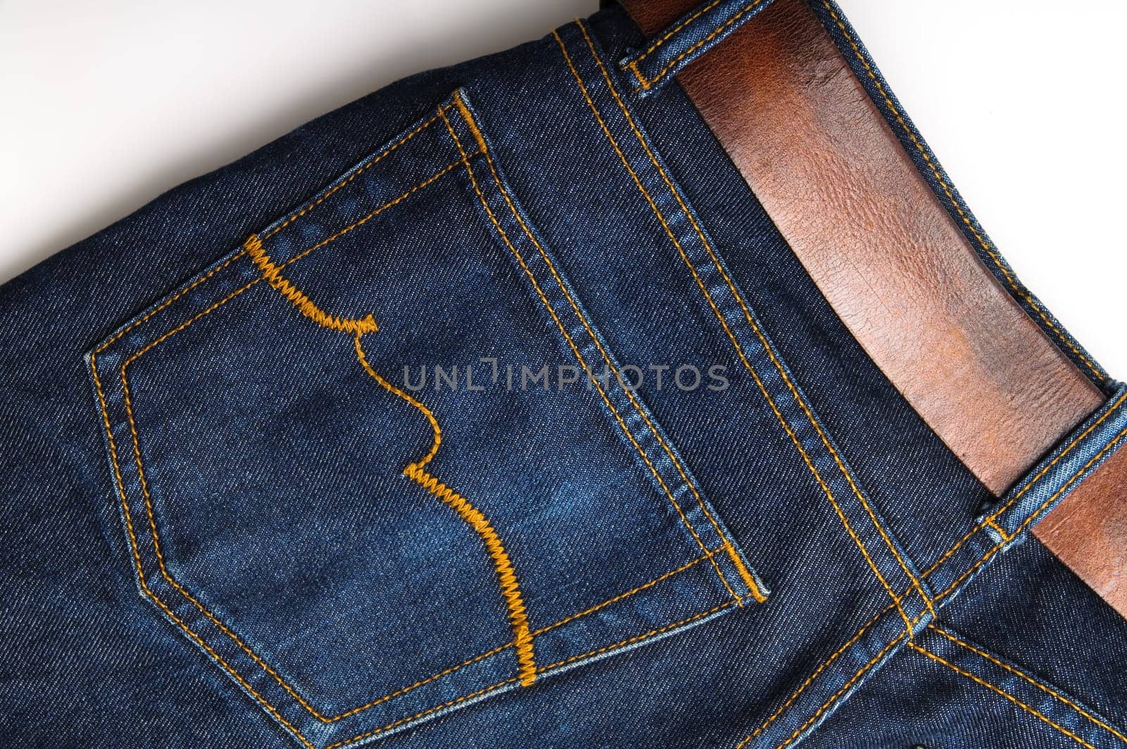 Closeup  pocket of jeans