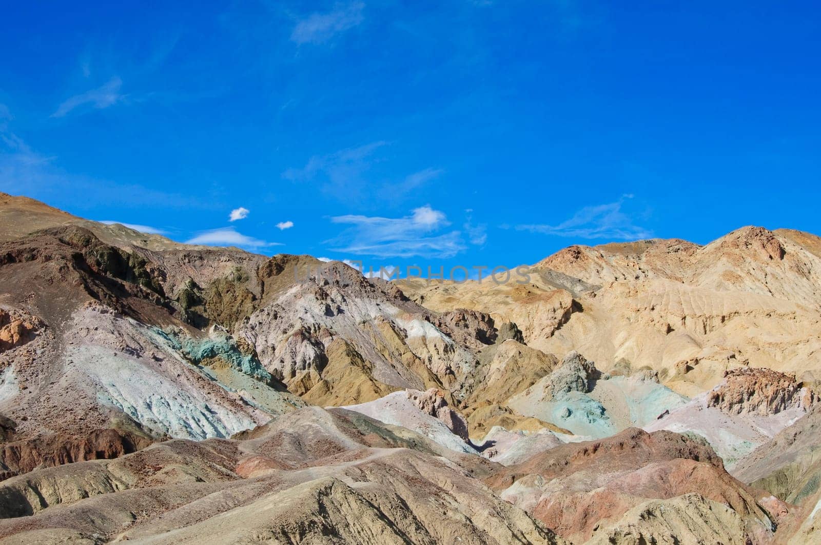 Artist's Palette Mountains in Death Valley National Park, CA