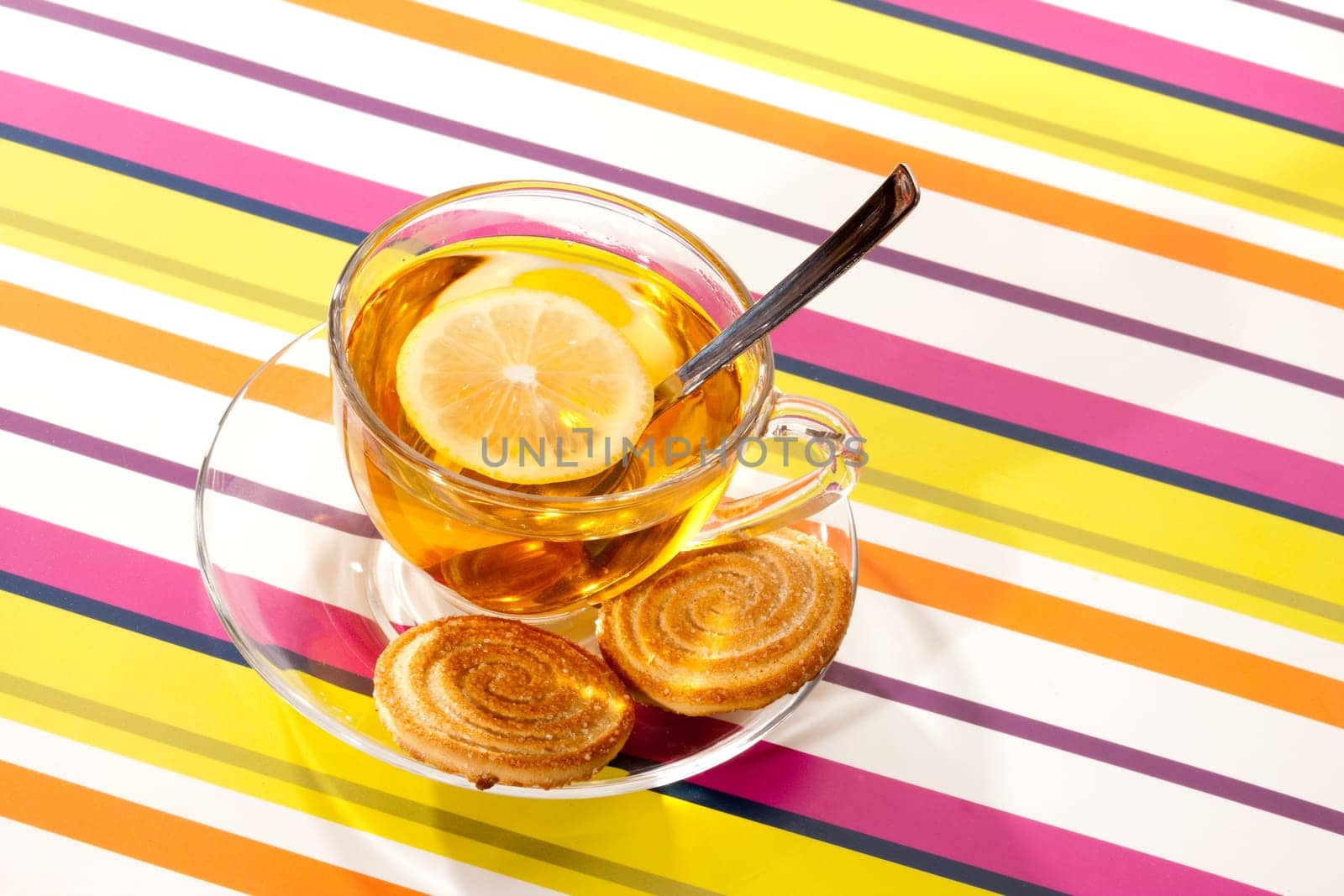 drink series: cup of tea with lemon