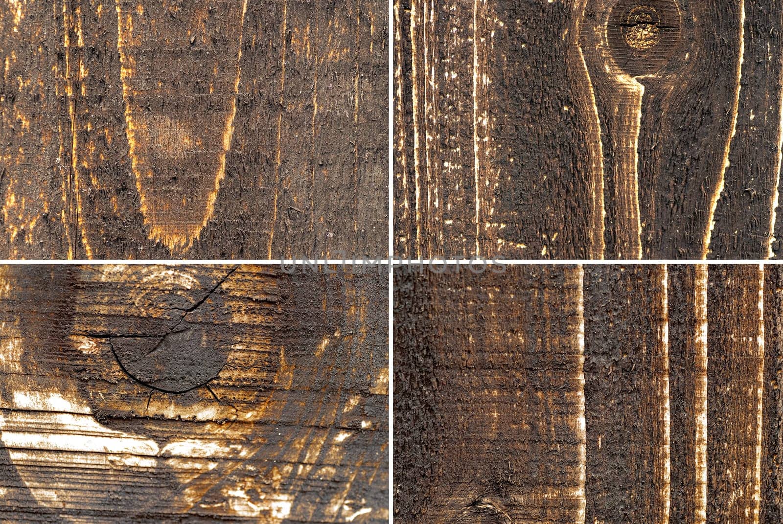 Here are four kinds of wood texture.