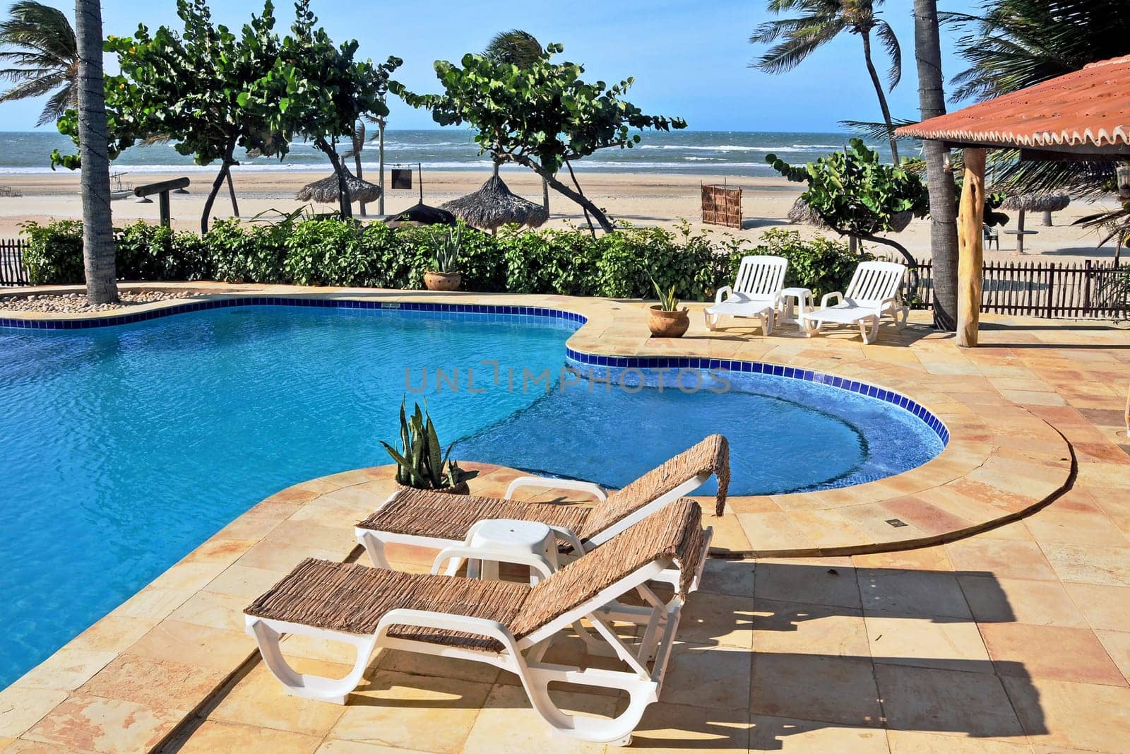 chairs at pool