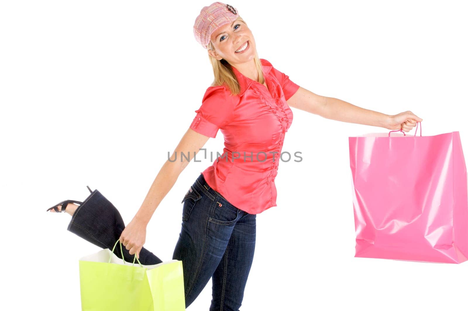 Cute Young Woman Shopping
