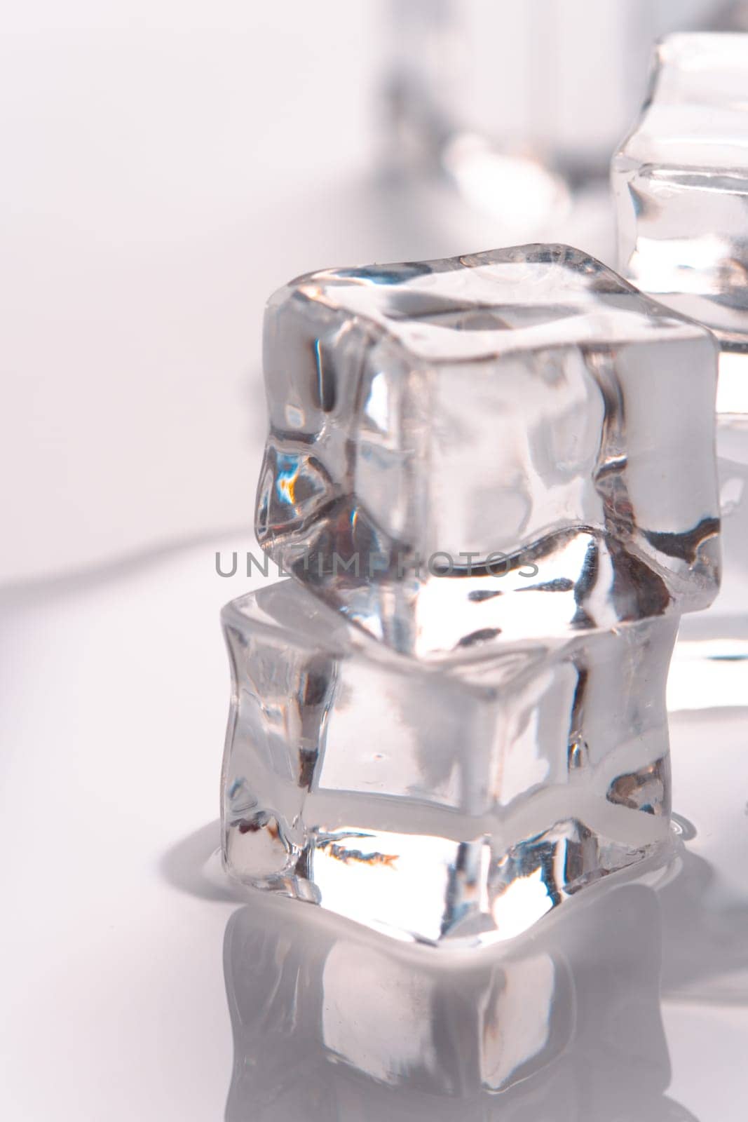 stack of ice cubes