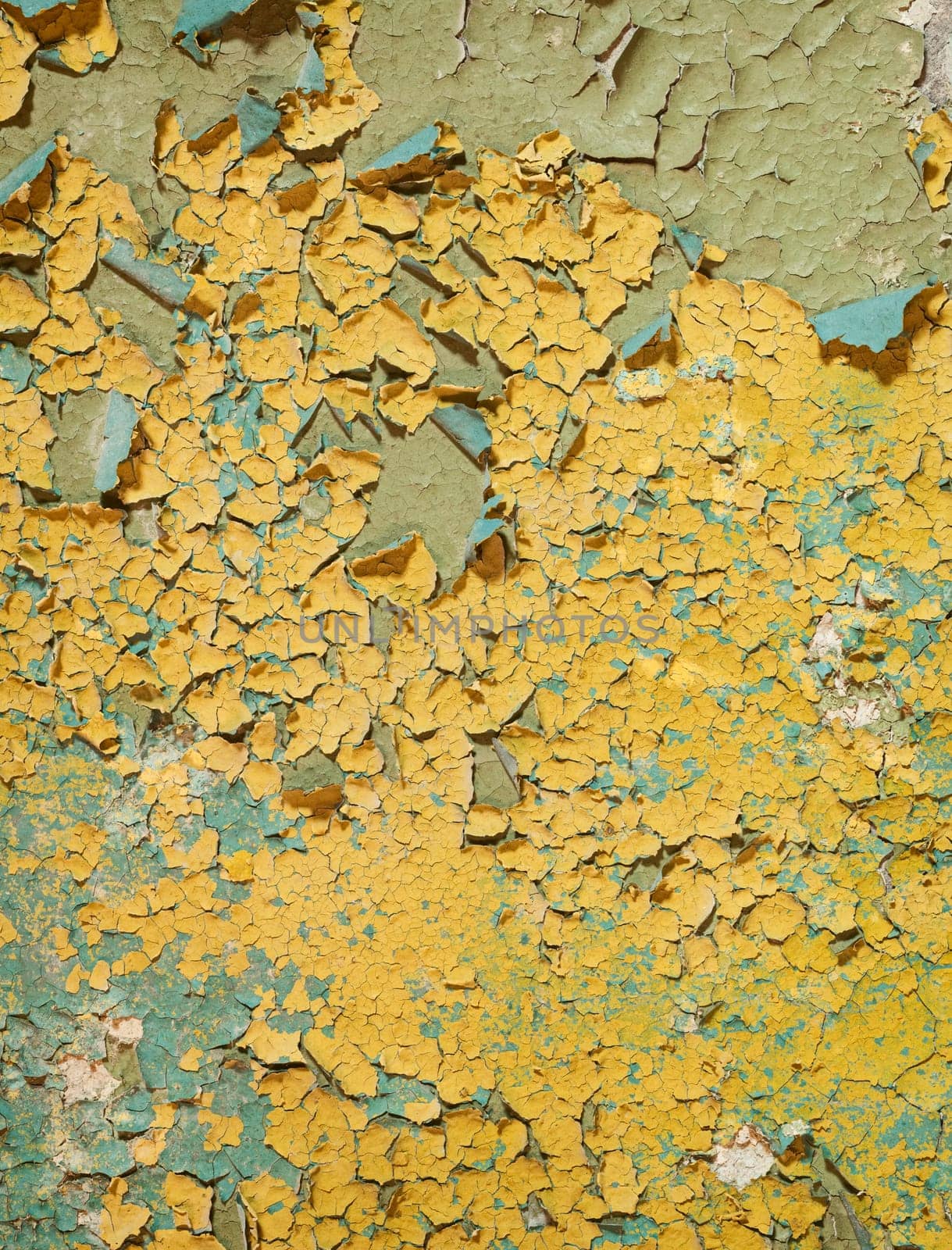 The ancient painted and cracked wall background