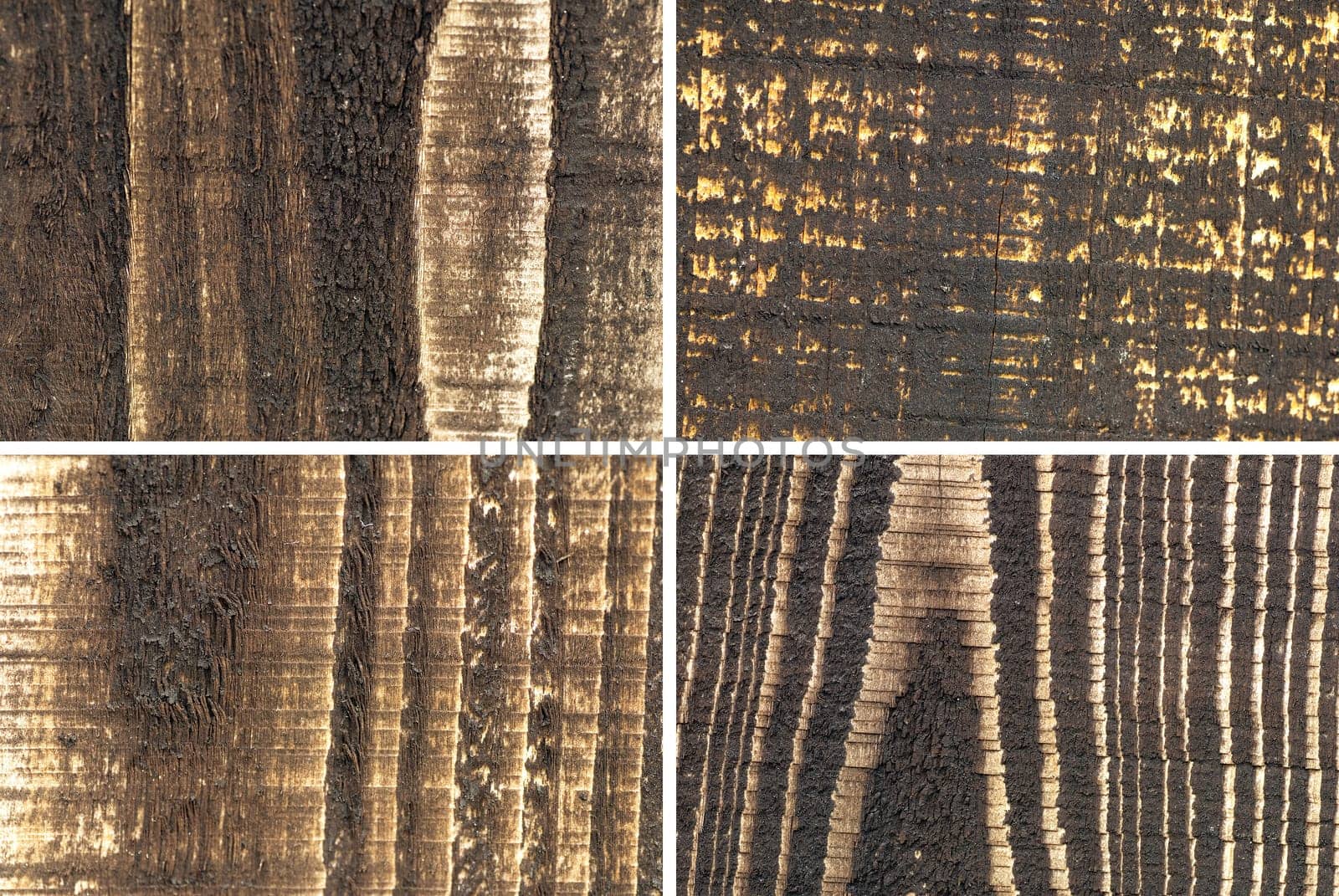 Here are four kinds of wood texture.