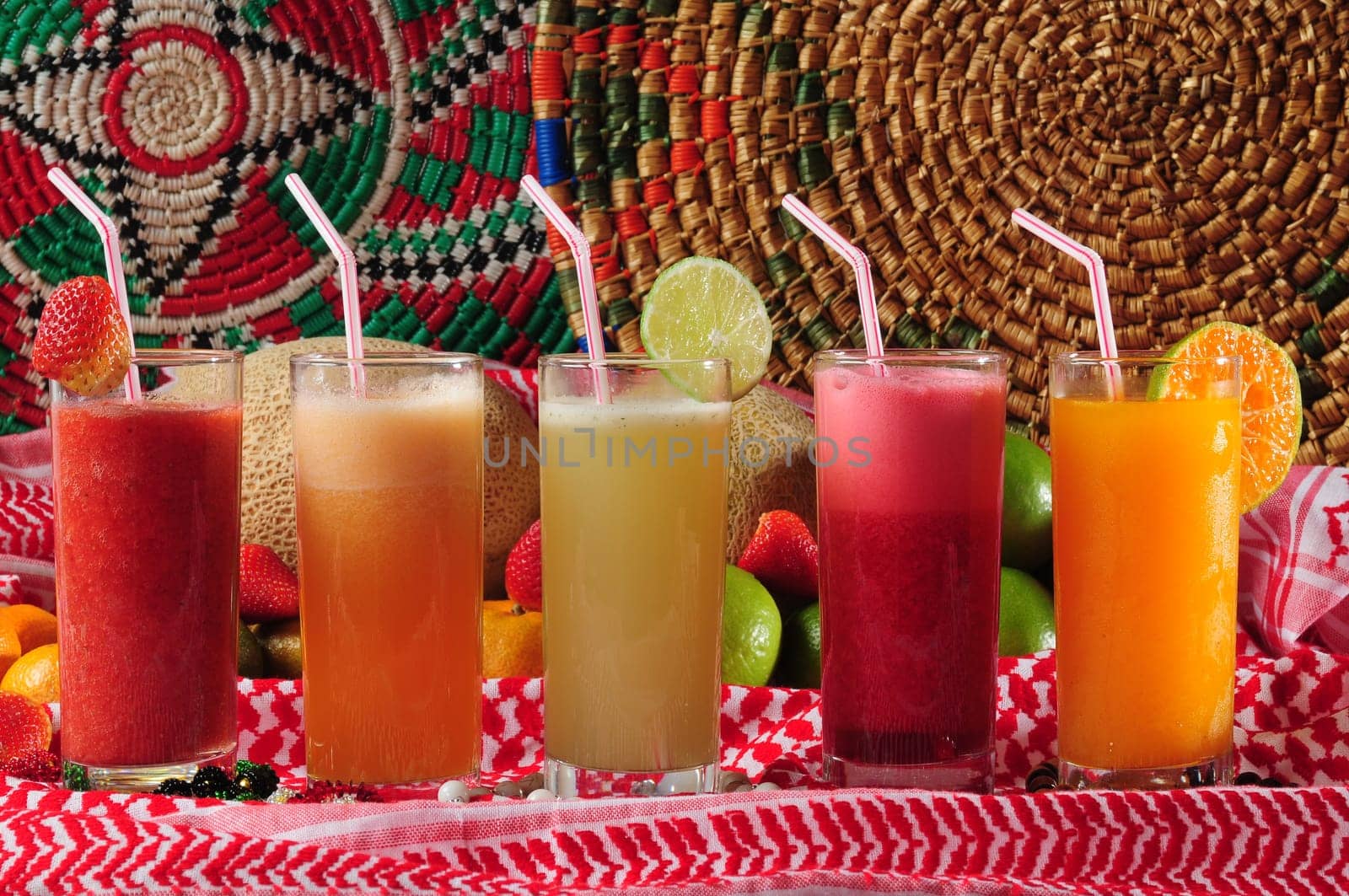 Fresh juice made of natural fruits