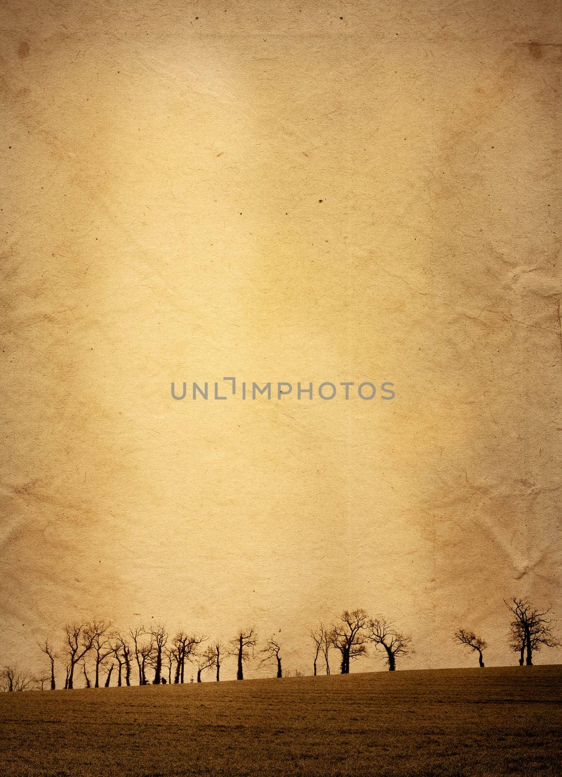 old-fashioned artistic landscape