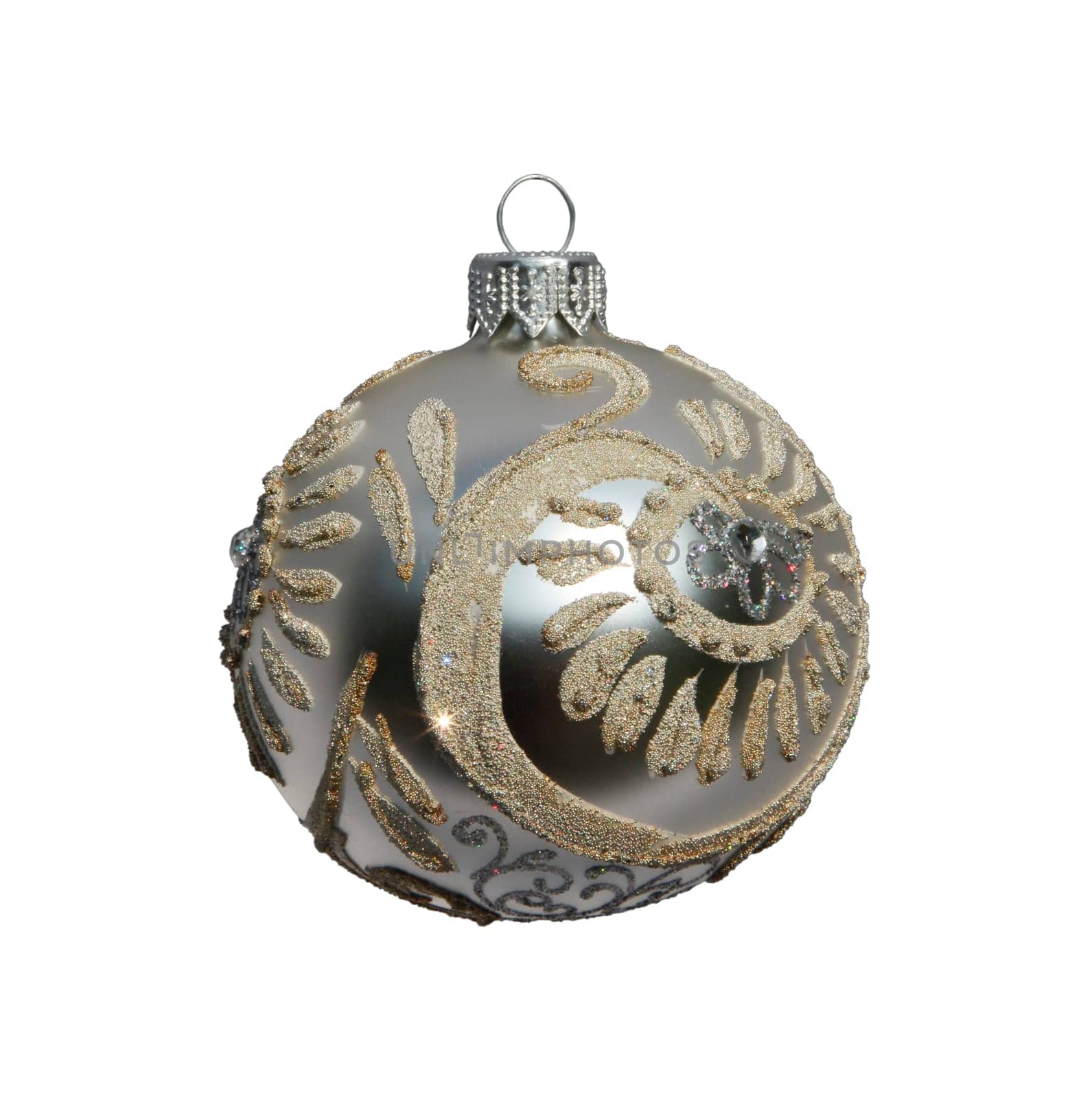 CHristmas ball, path included for easy changing