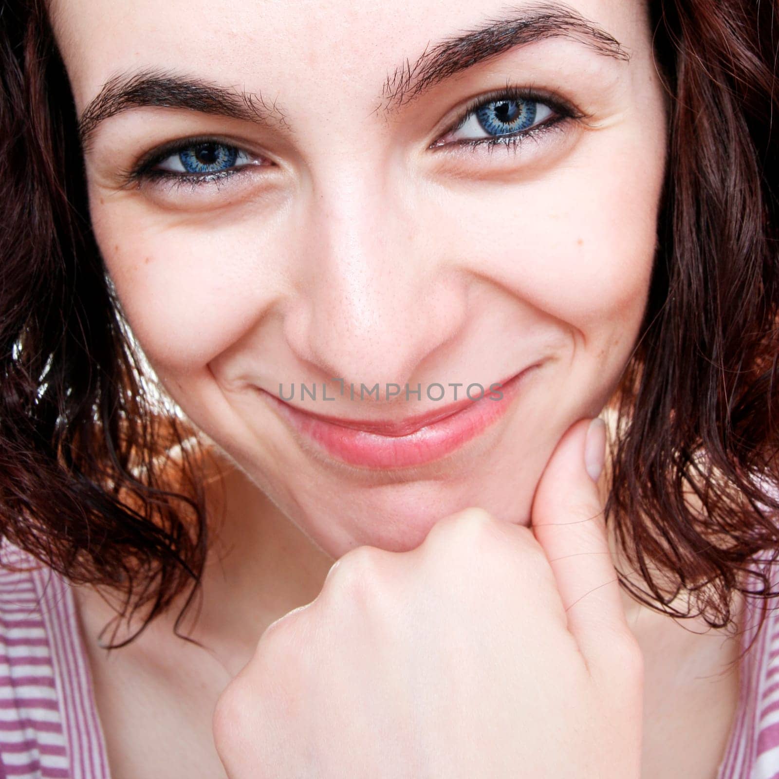 Young and beauty woman looking at you.
