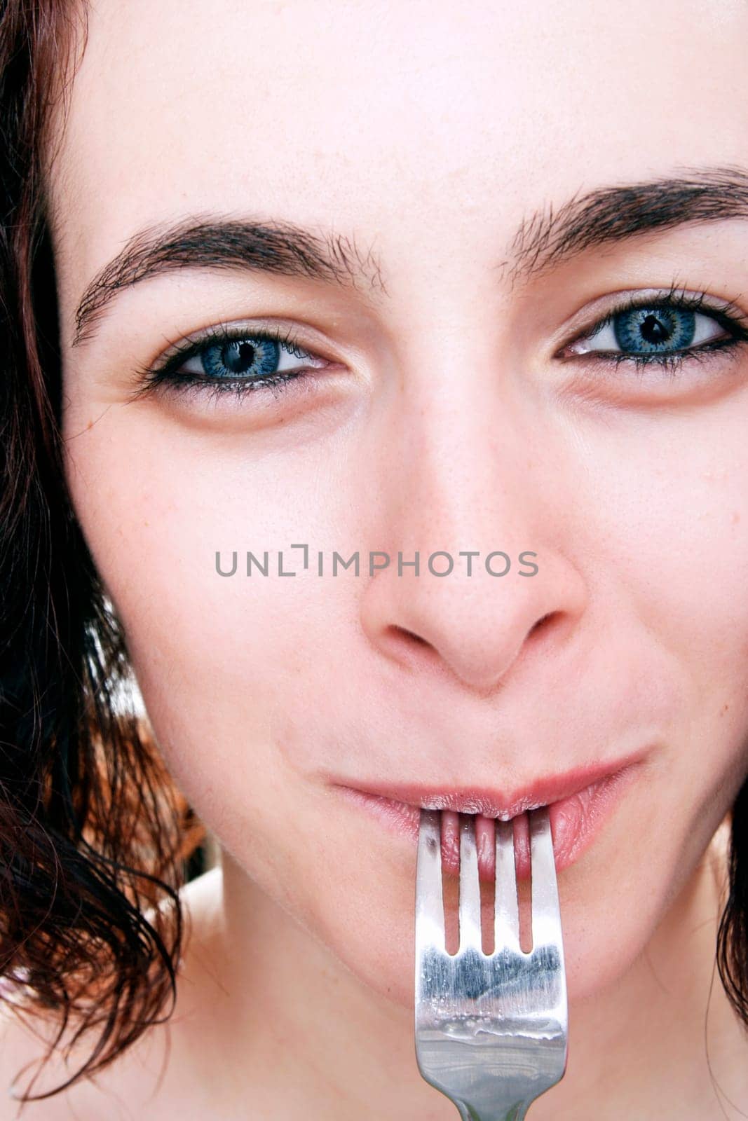 Beauty woman waiting for dinner