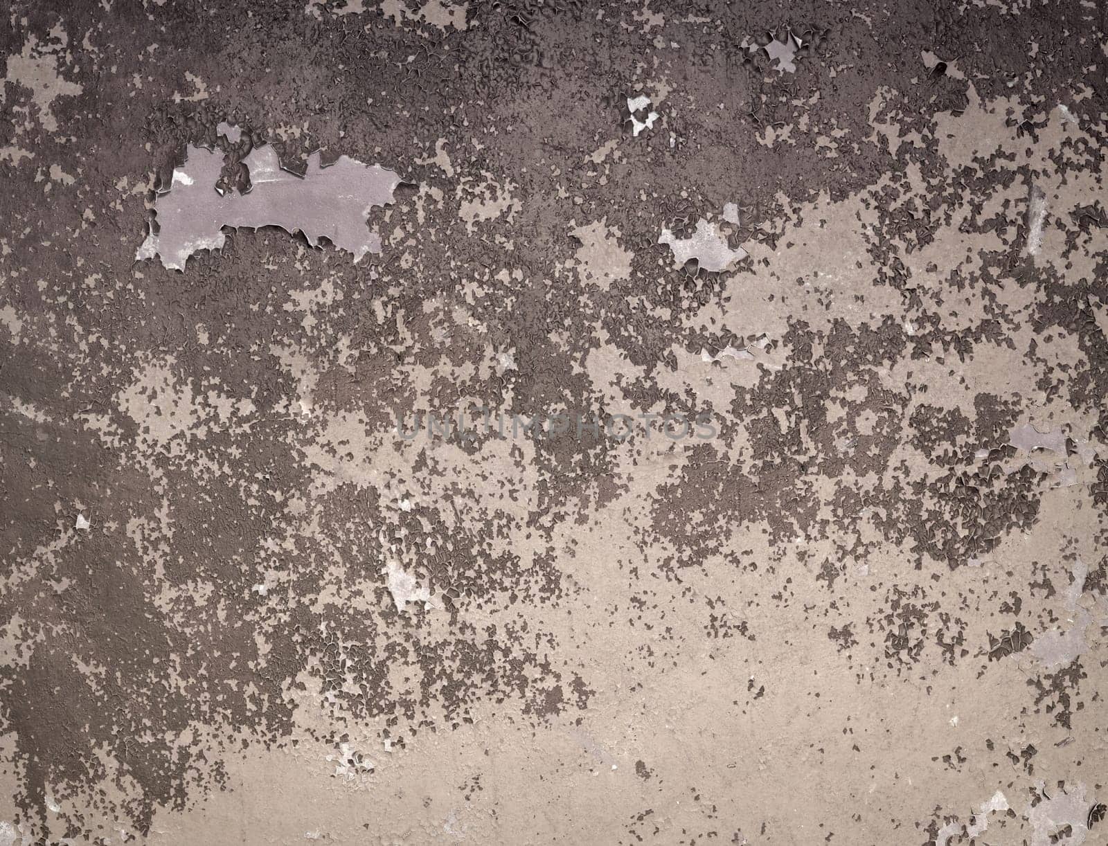 Brown decayed concrete painted old wall background