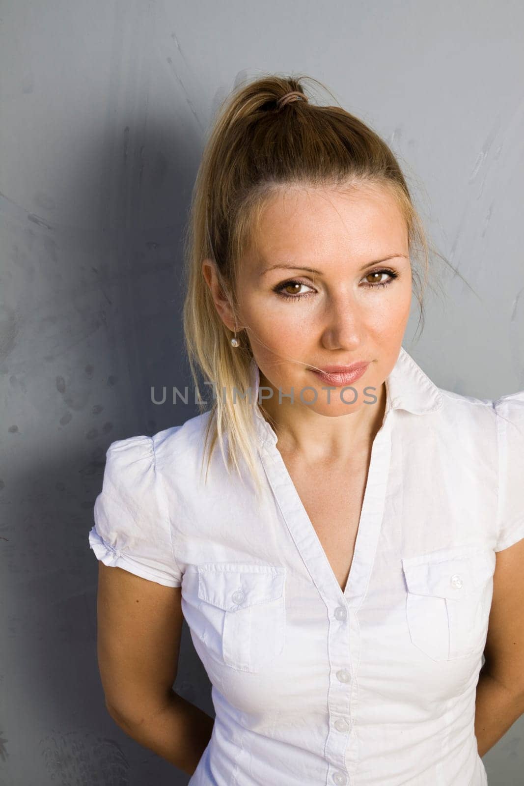 Portrait of young beautiful woman