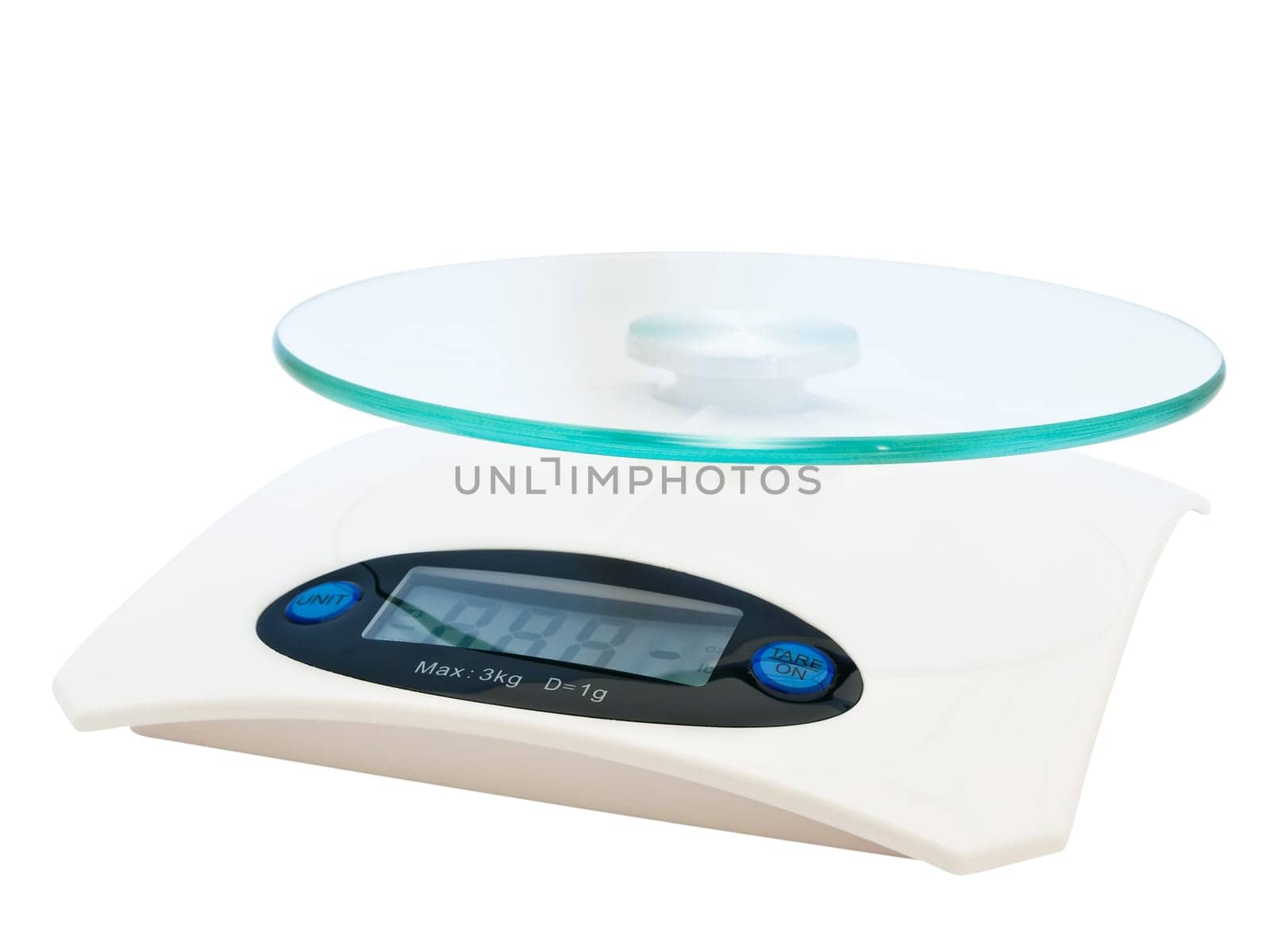 photo of the electronic scales against the white background