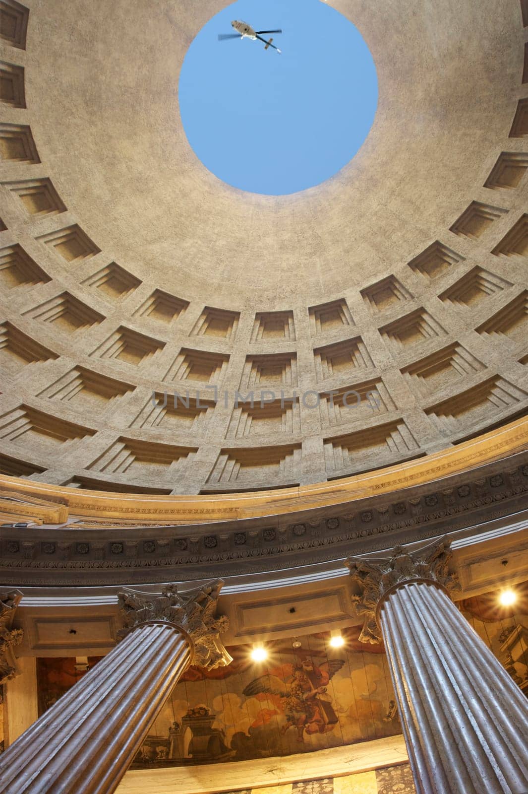 Pantheon interior, Rome Italy
