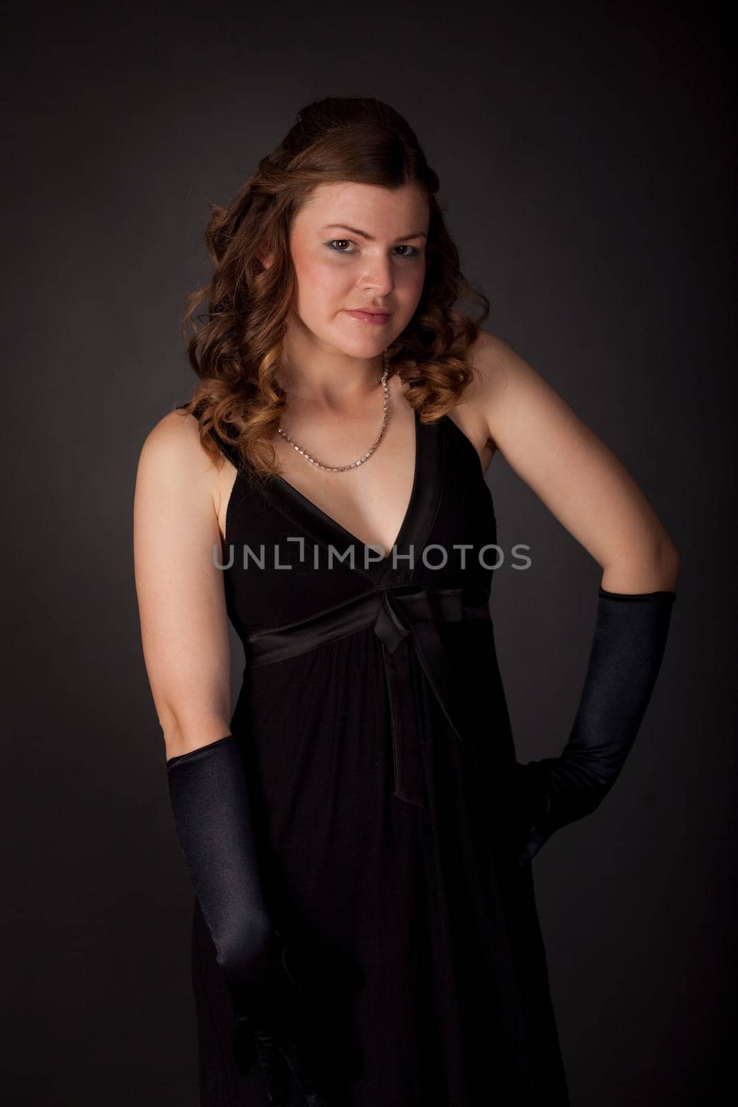 Attractive female model posing