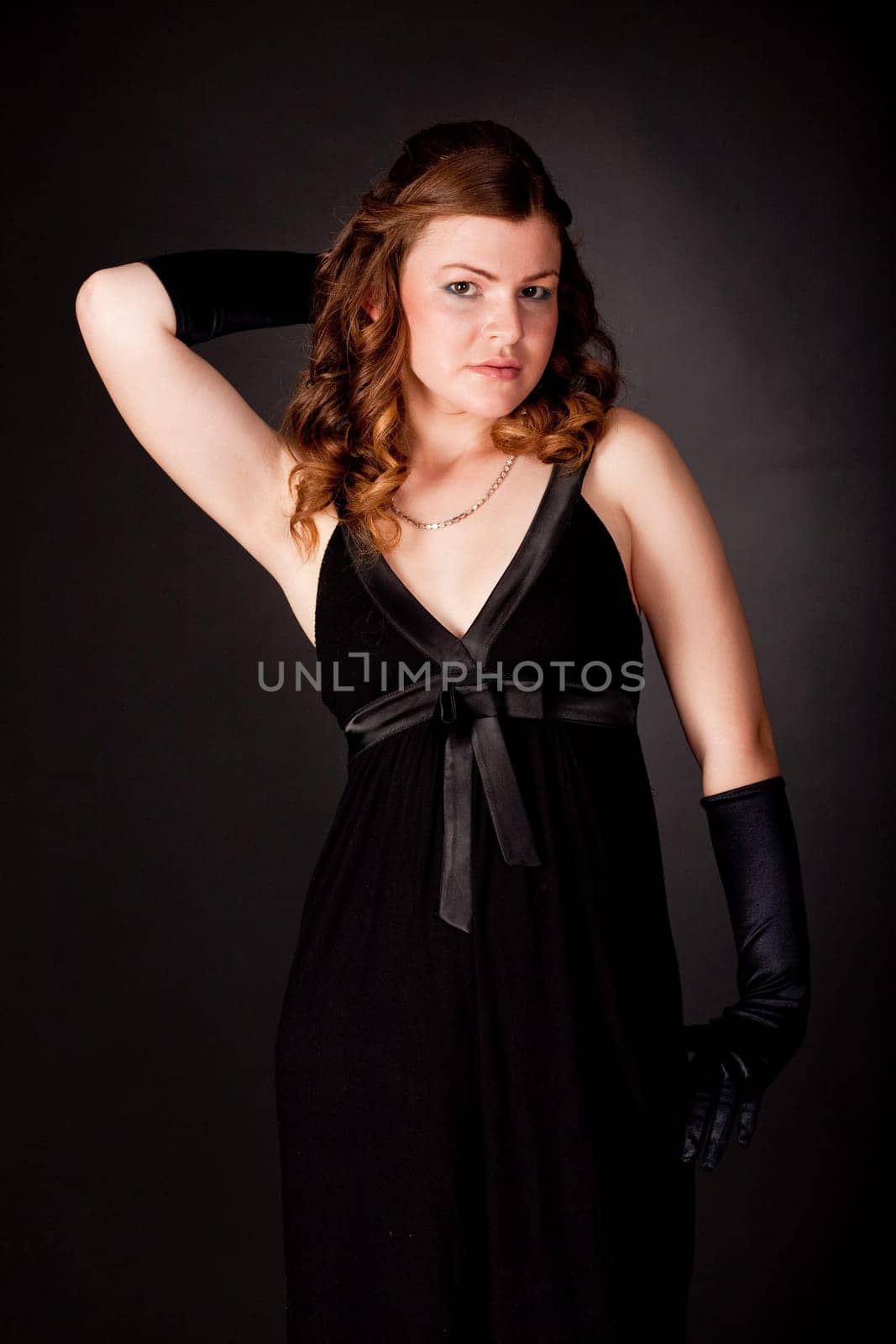 Glamorous model posing