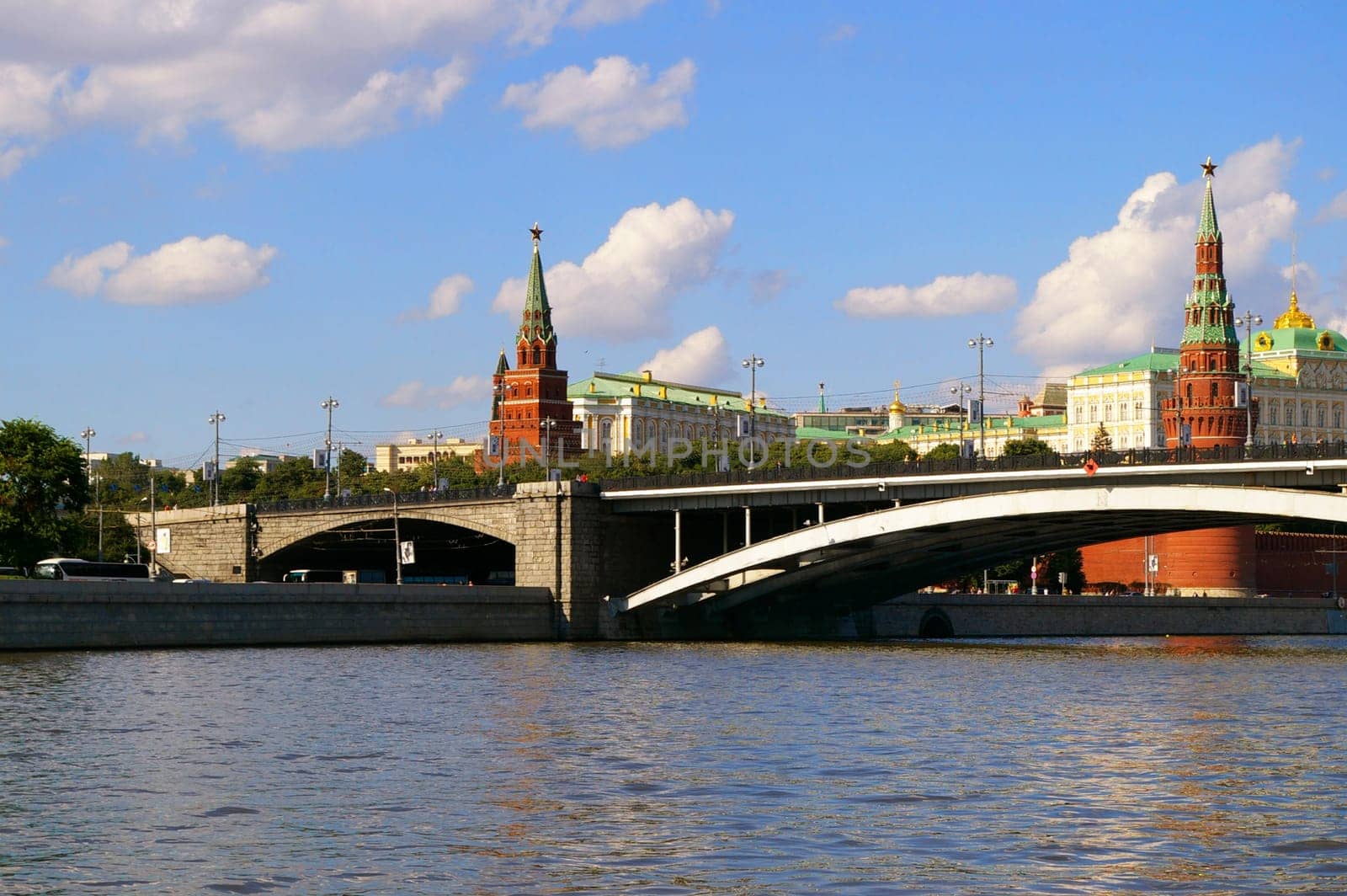 River view to the Moscow Kremlin