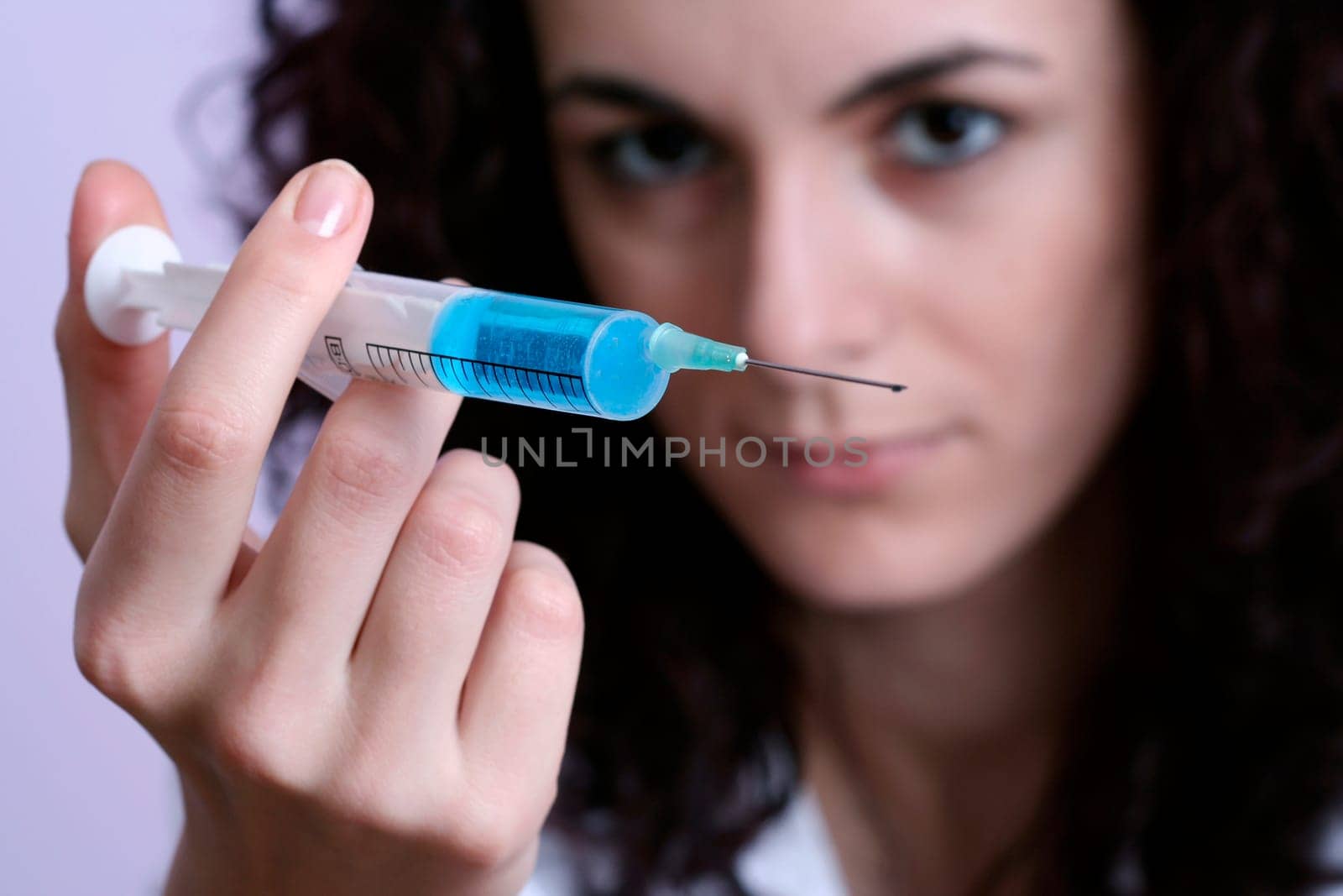 Professional young doctor at work. Close up.