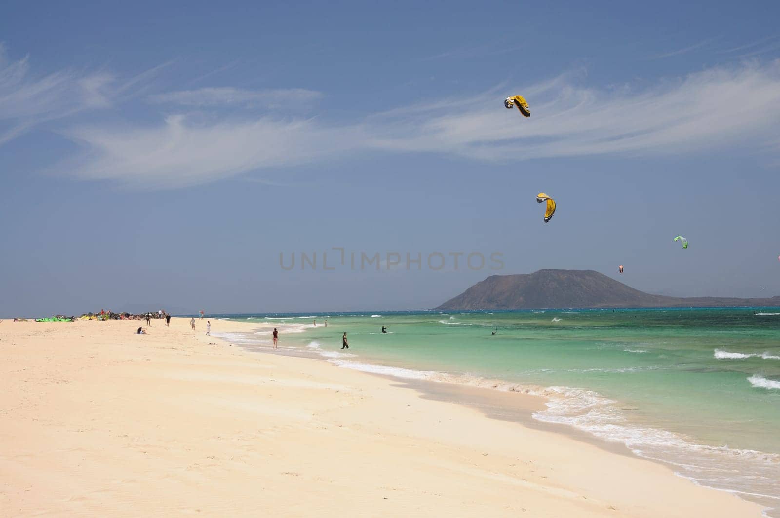 Beach at Corralejo, Canary Island Fuerteventura
