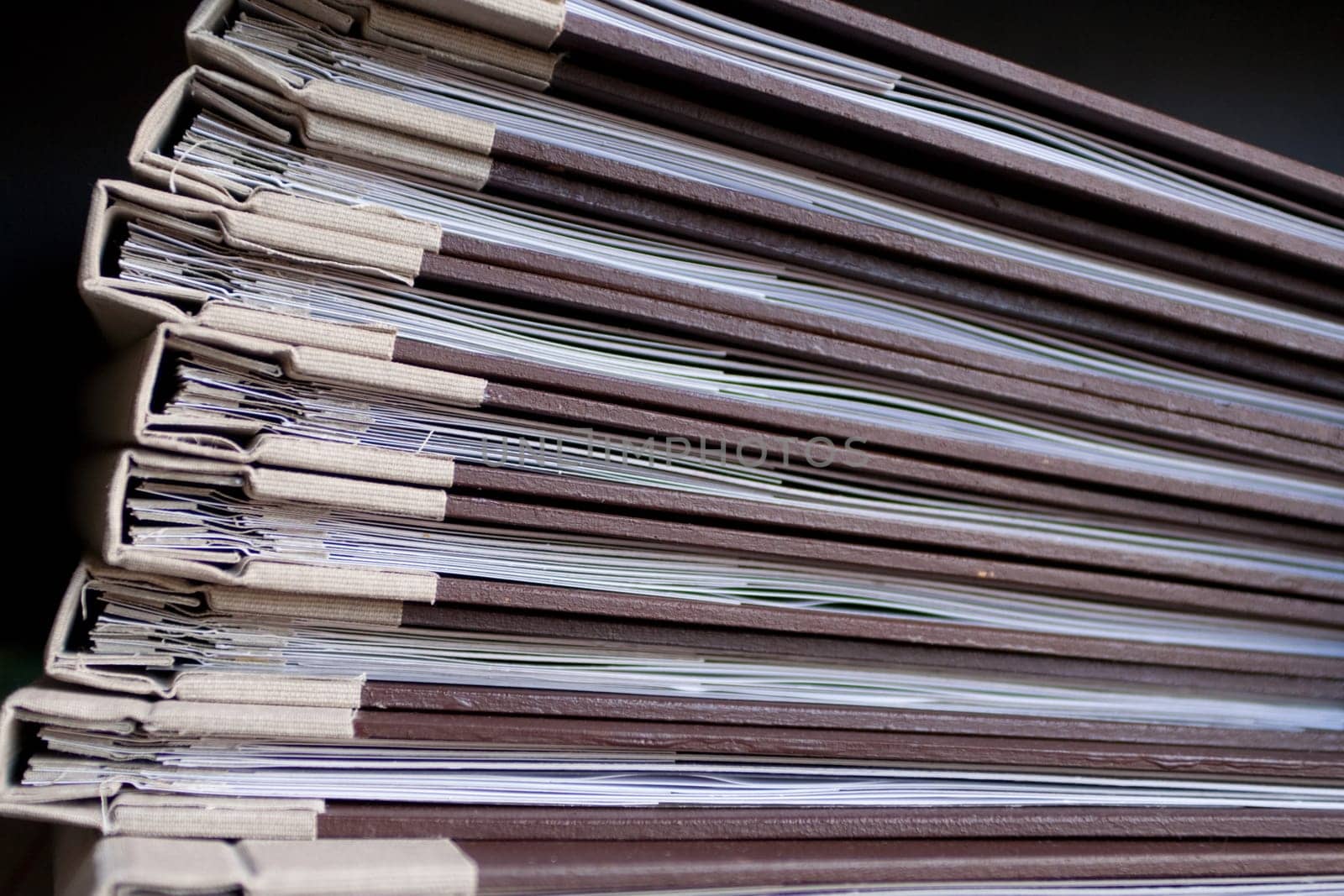 stack of restaurant menus in anticipation of the visitors in Prague