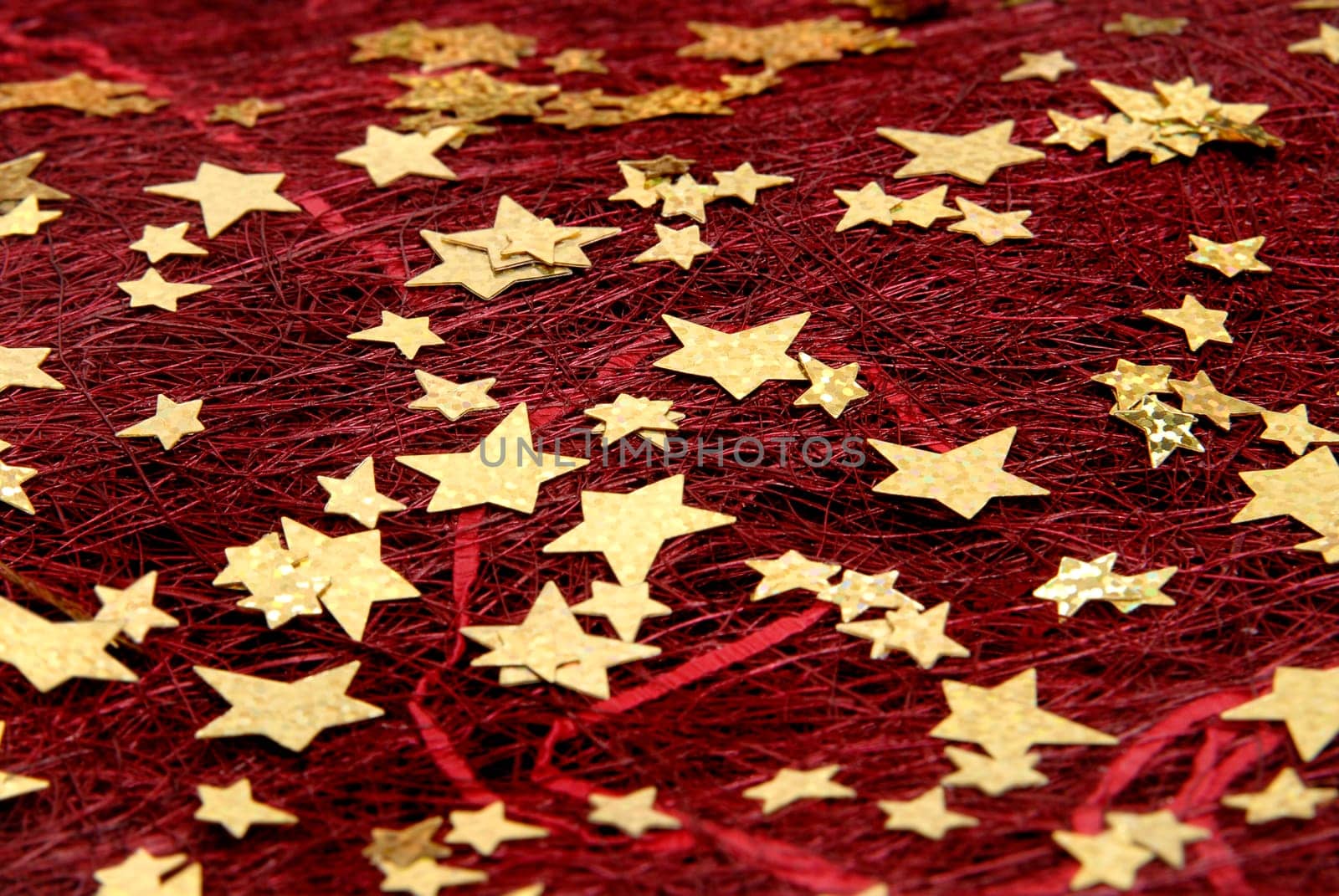 christmas background red golden stars, shiny happiness