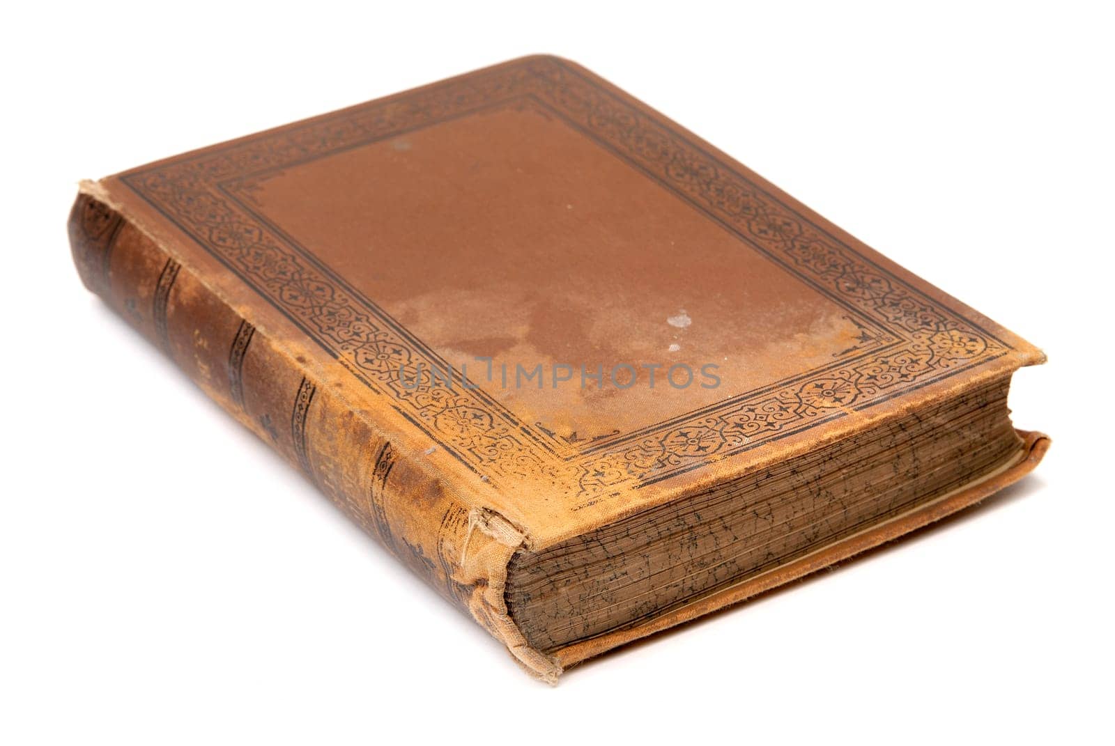 old used vintage retro book isolated object