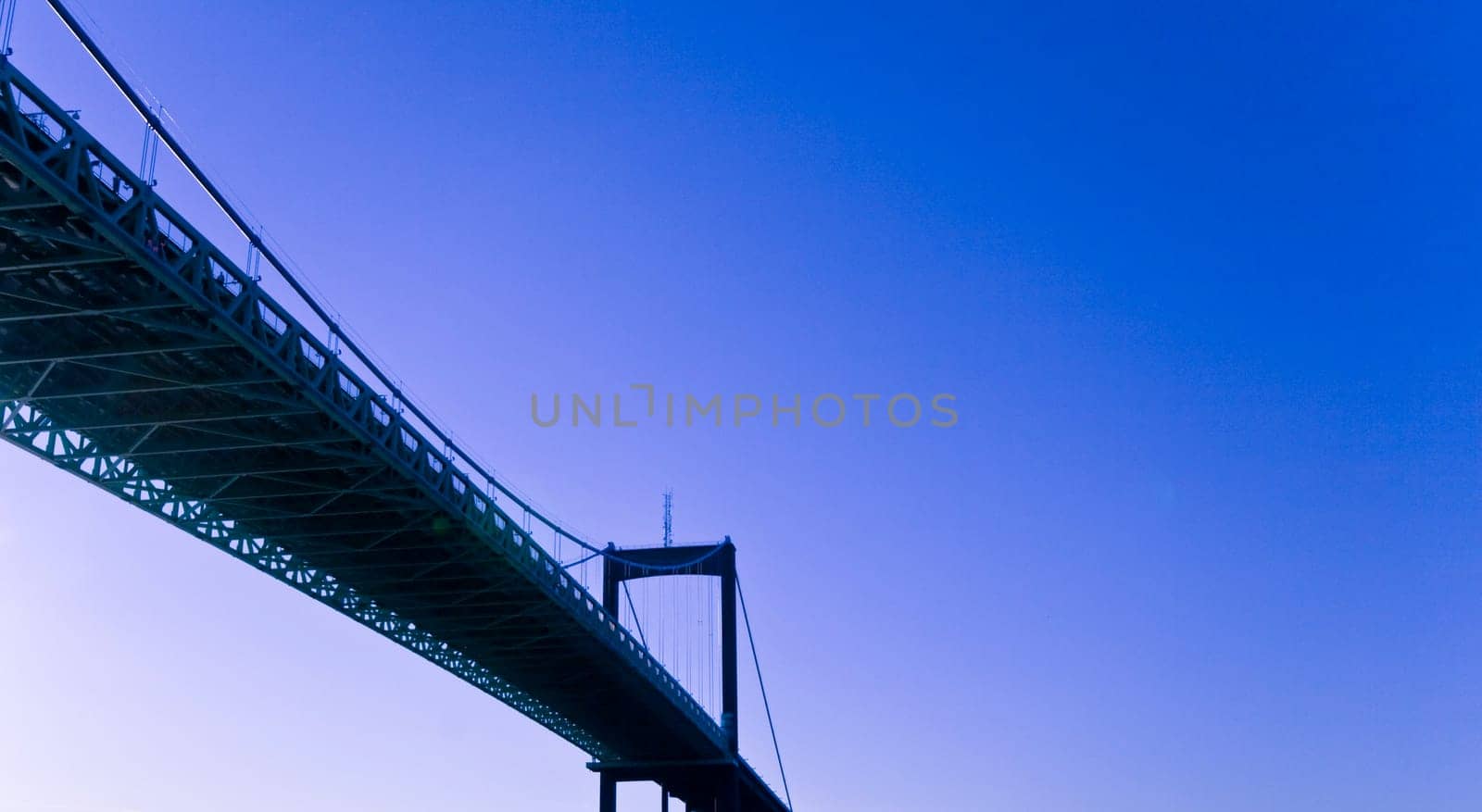 Iron bridge and sky