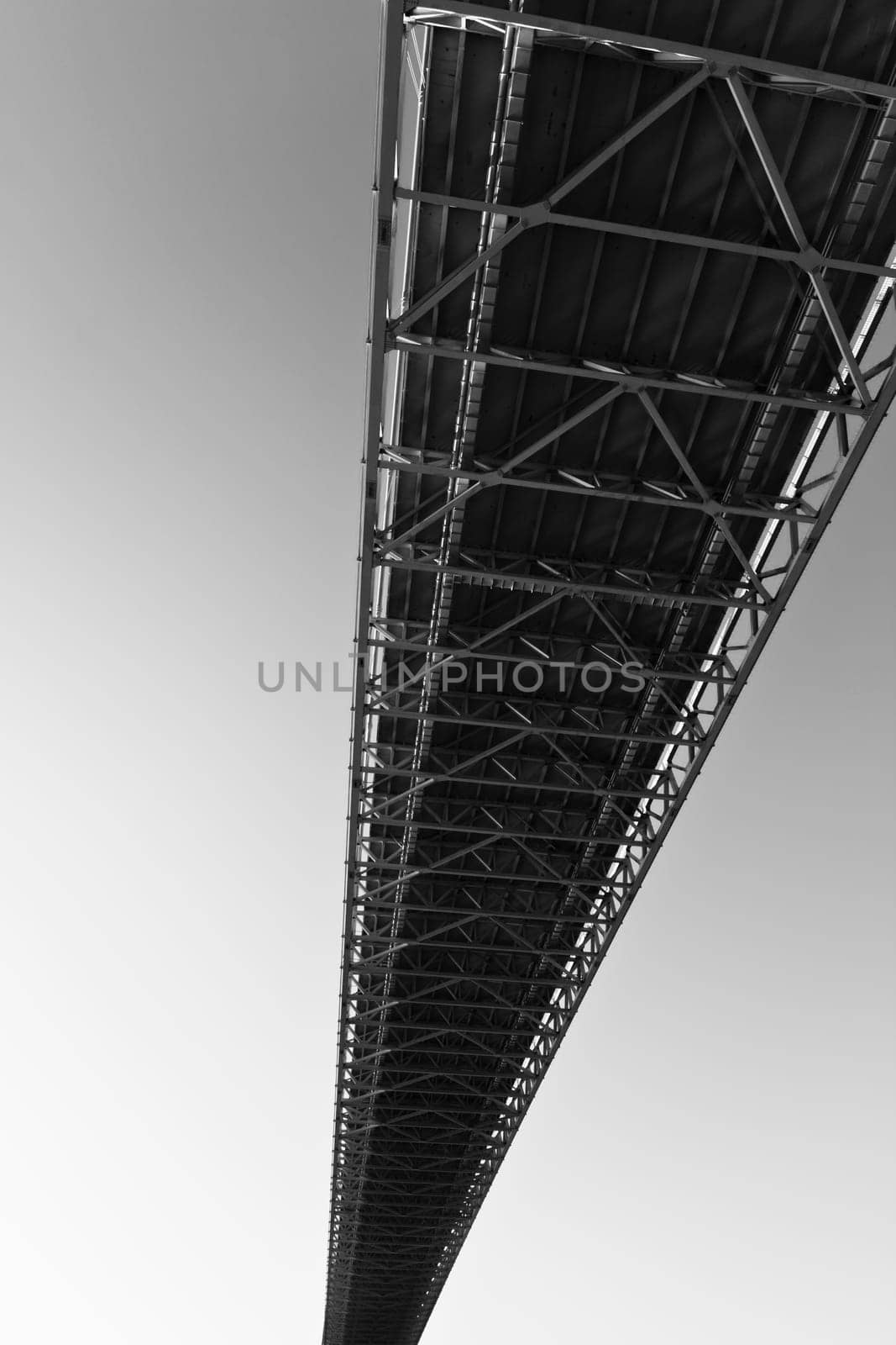 Iron bridge and sky