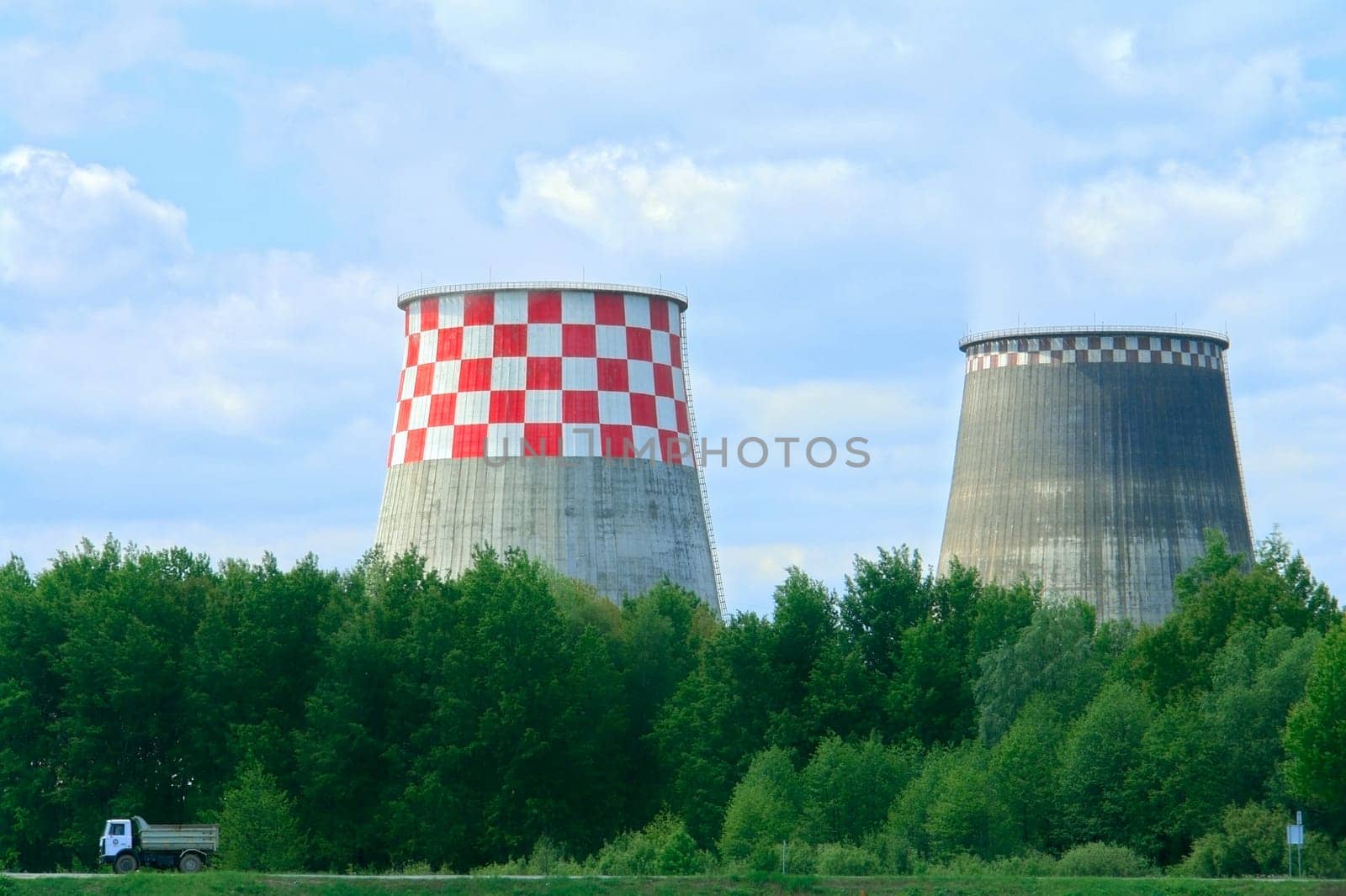 pipes to power stations which is found in forest