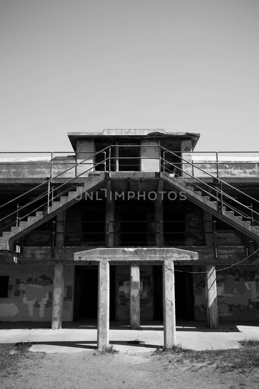 Fort Worden military bunker in Port Townsend Washington.