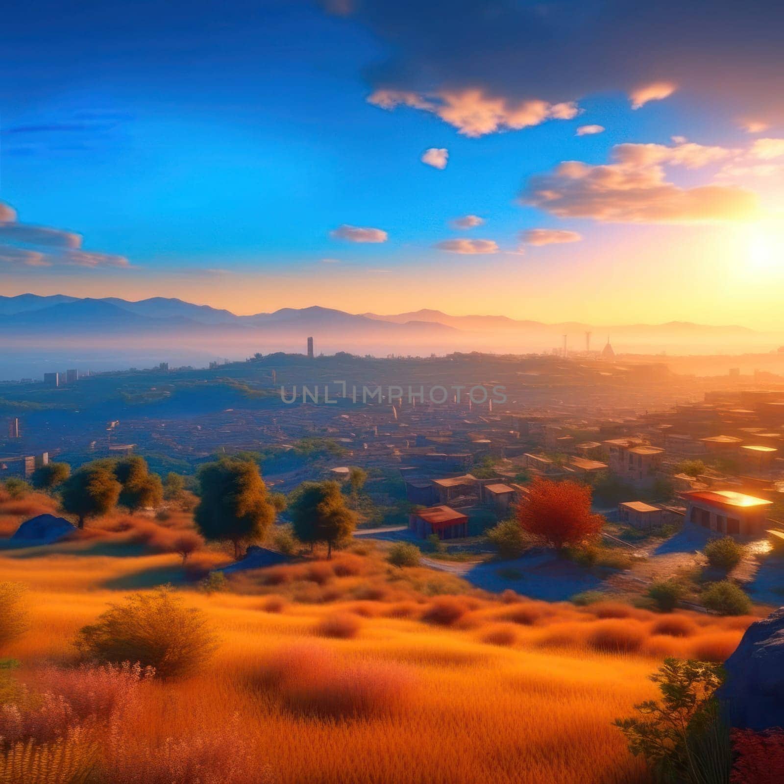 A view of the city. Image created by AI