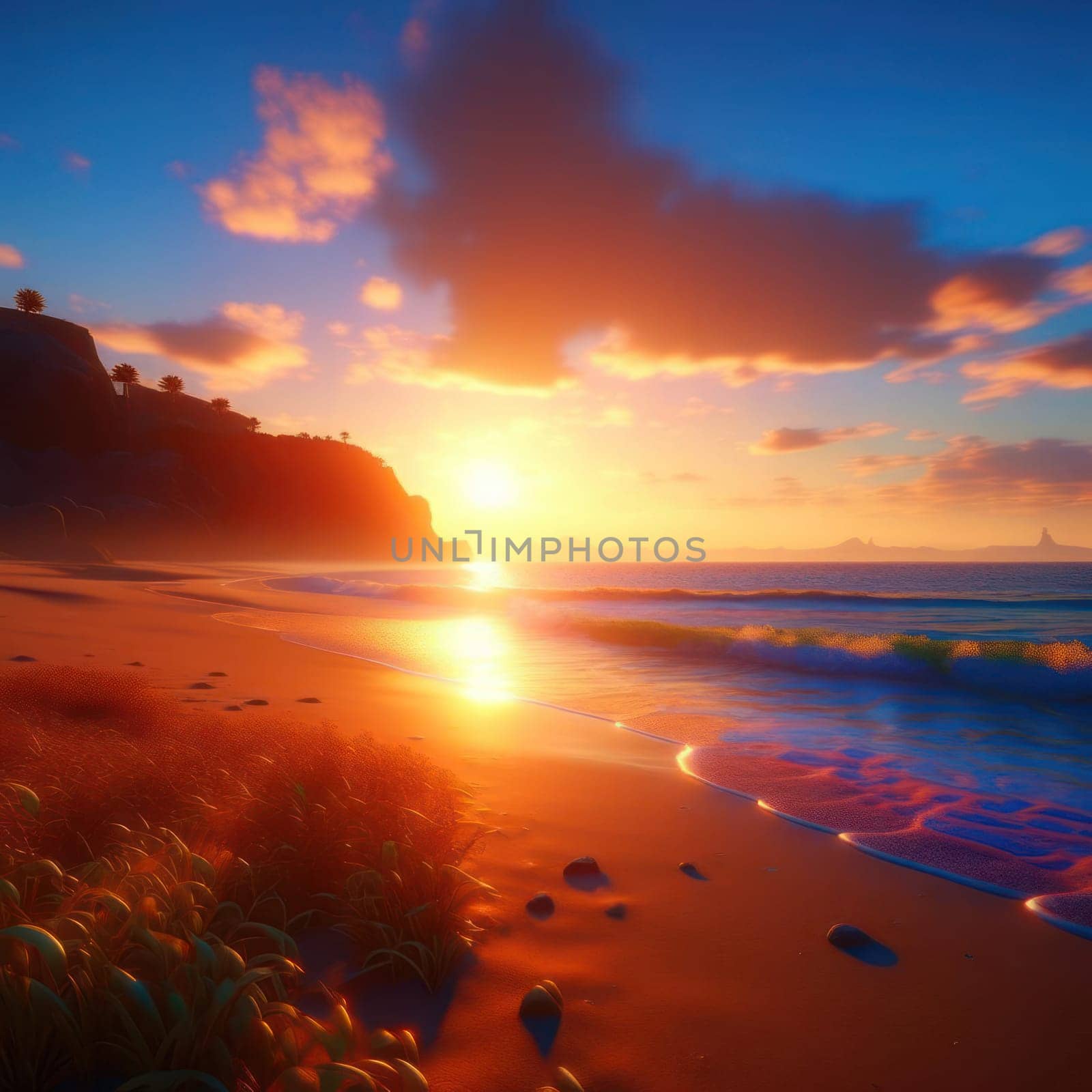 Sunrise on the beach
